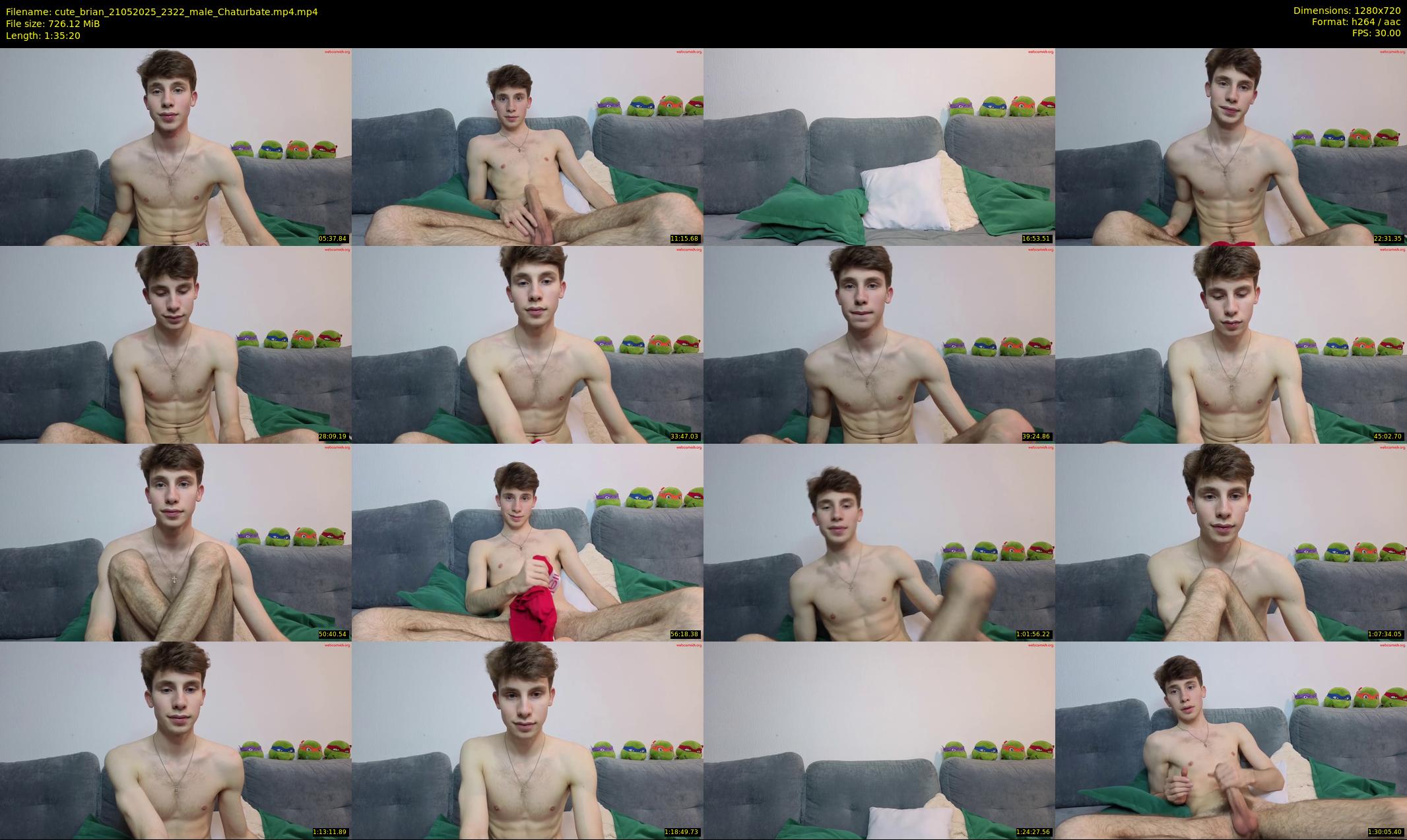 cute_brian — 96 minute Chaturbate male cam show recording, 720p, May 21, 2025