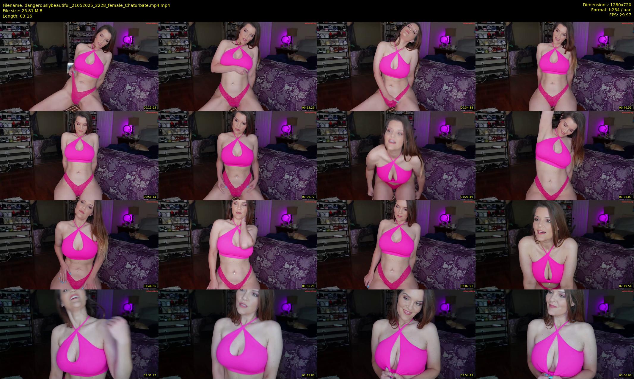 dangerouslybeautiful — 4 minute Chaturbate female cam show recording, 720p, May 21, 2025