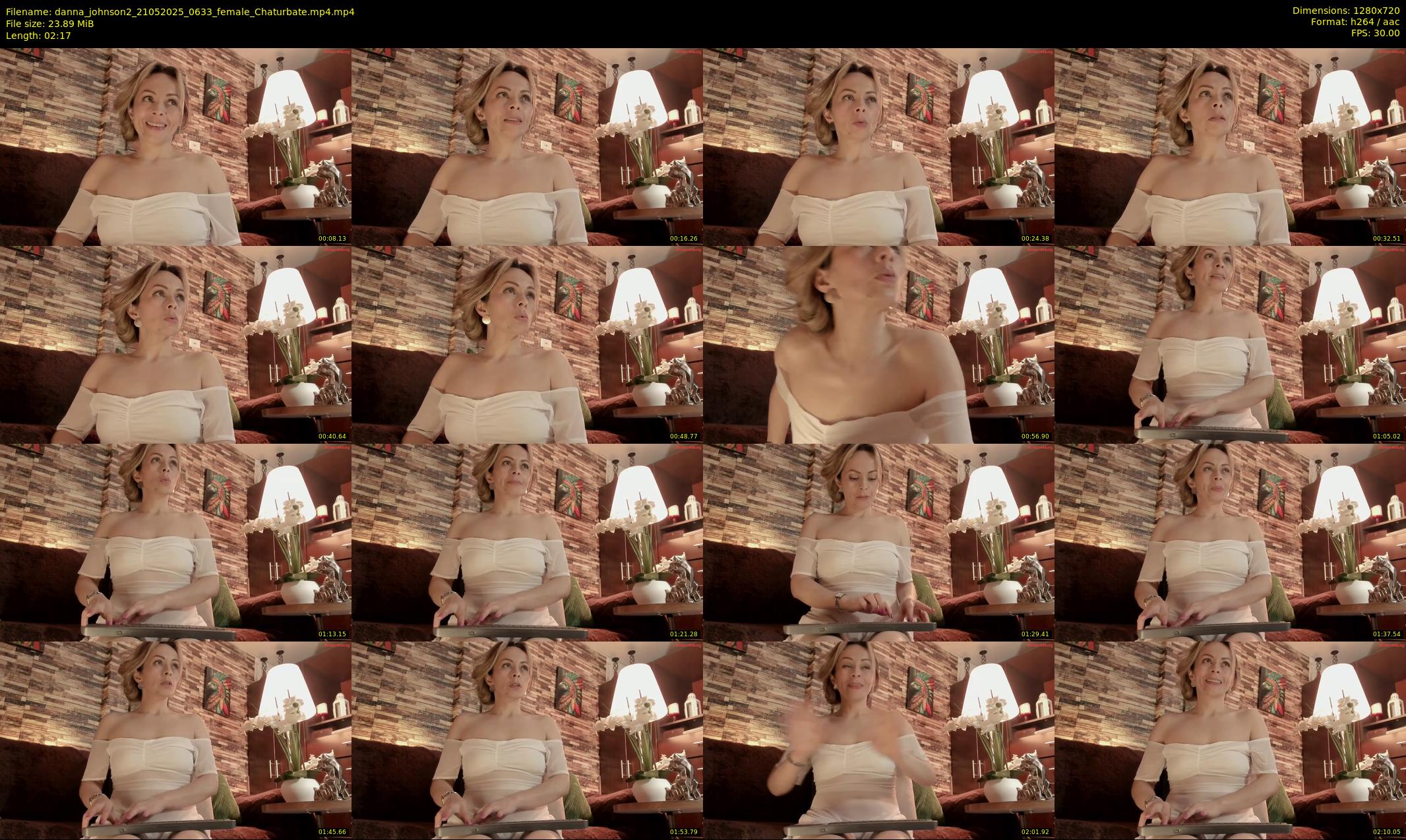 danna_johnson2 — 3 minute Chaturbate female cam show recording, 720p, May 21, 2025