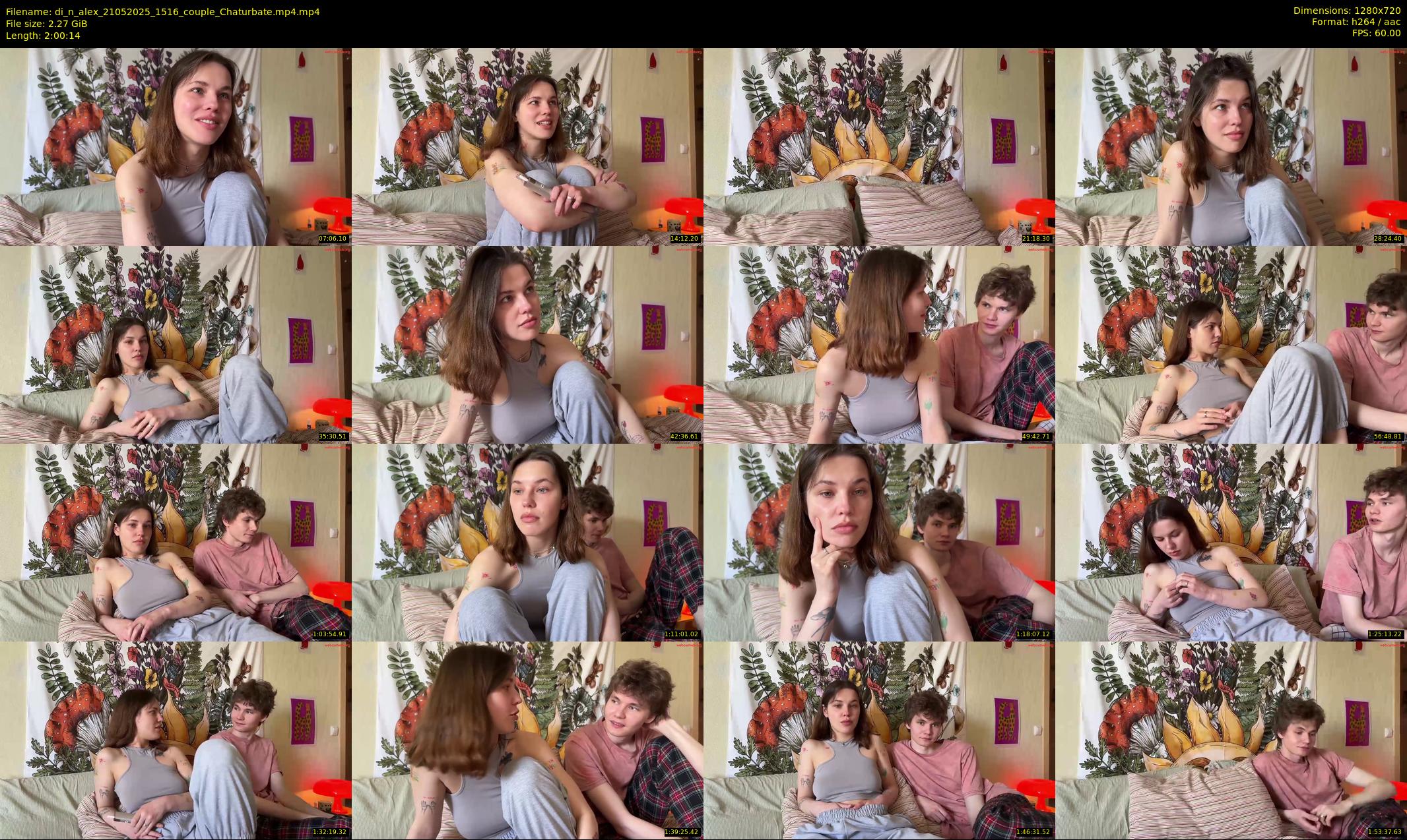 di_n_alex — 121 minute Chaturbate couple cam show recording, 720p, May 21, 2025