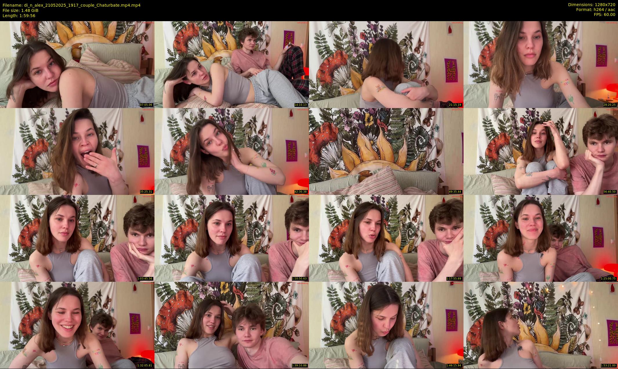 di_n_alex — 120 minute Chaturbate couple cam show recording, 720p, May 21, 2025