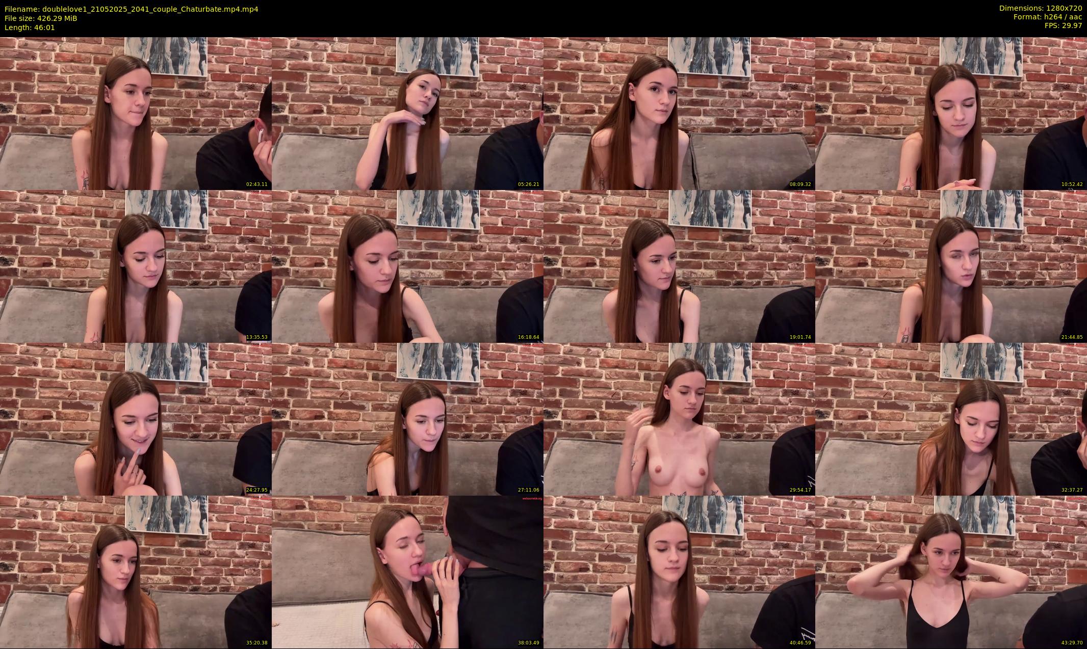 doublelove1 — 47 minute Chaturbate couple cam show recording, 720p, May 21, 2025