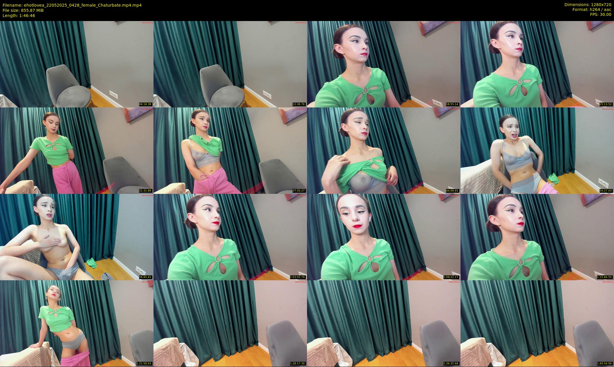 ehotlovea — 107 minute Chaturbate female cam show recording, 720p, May 22, 2025