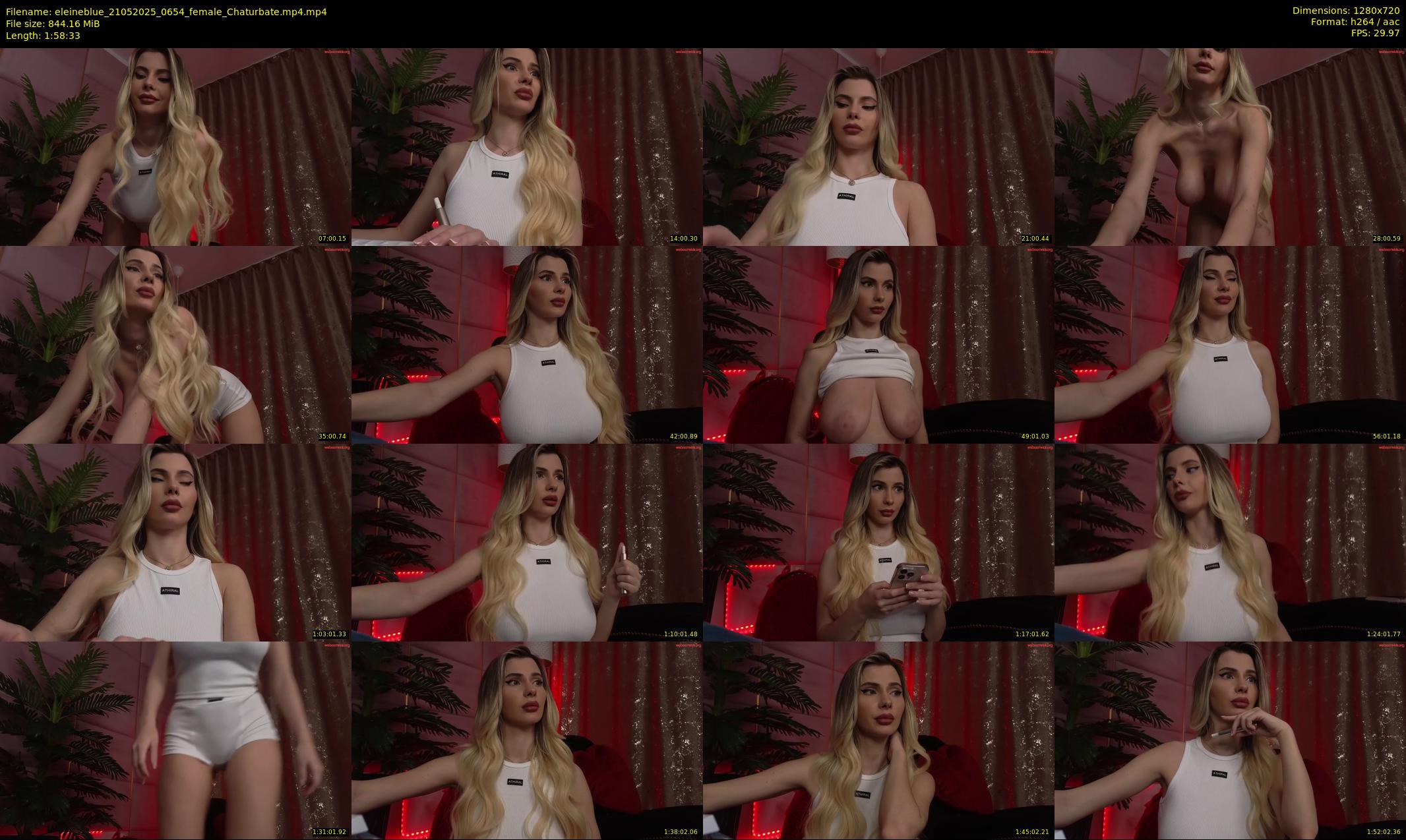 eleineblue — 119 minute Chaturbate female cam show recording, 720p, May 21, 2025