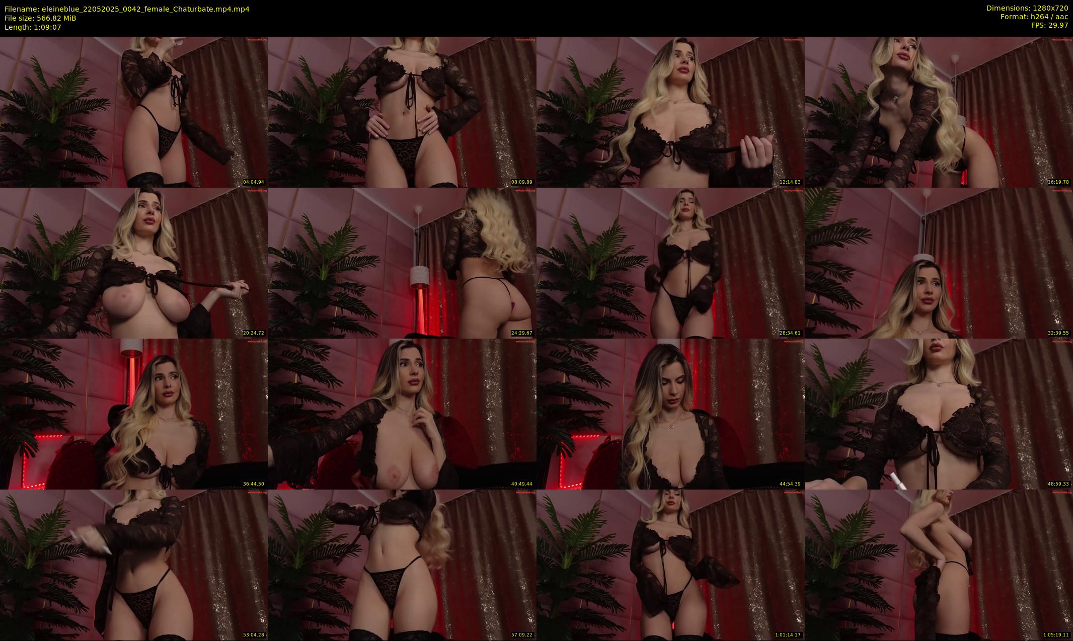 eleineblue — 70 minute Chaturbate female cam show recording, 720p, May 22, 2025