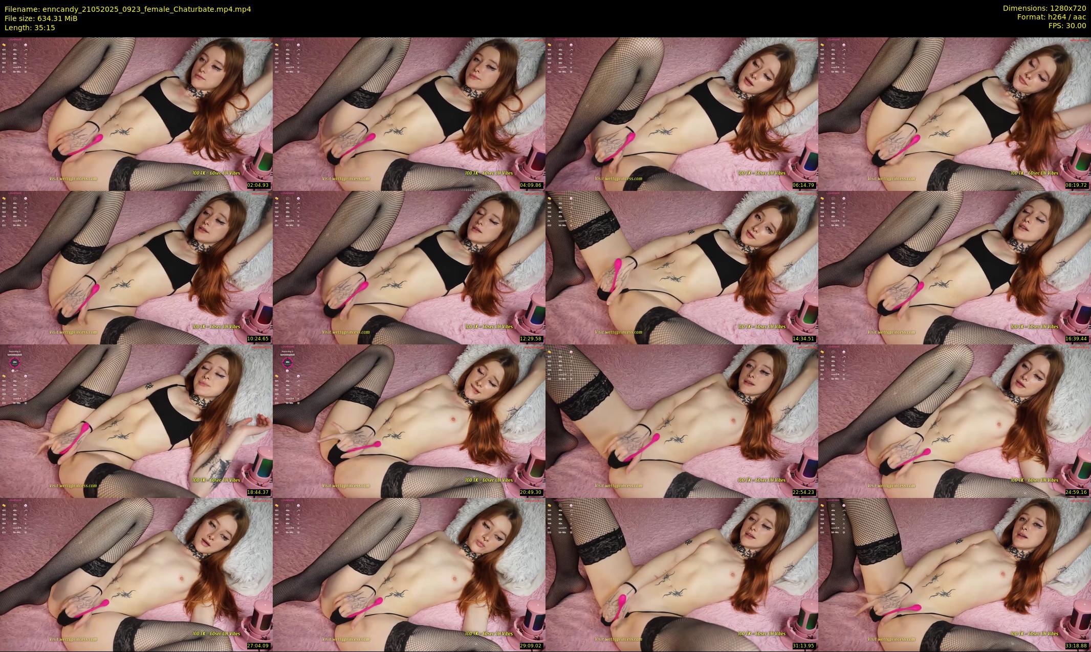 enncandy — 36 minute Chaturbate female cam show recording, 720p, May 21, 2025