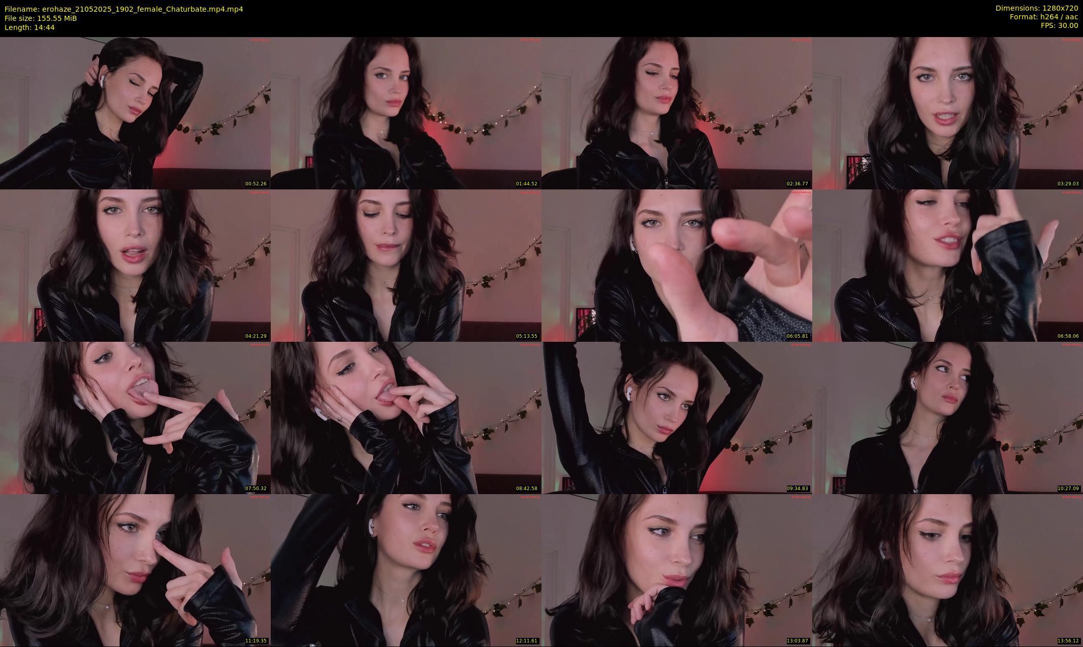 erohaze — 15 minute Chaturbate female cam show recording, 720p, May 21, 2025