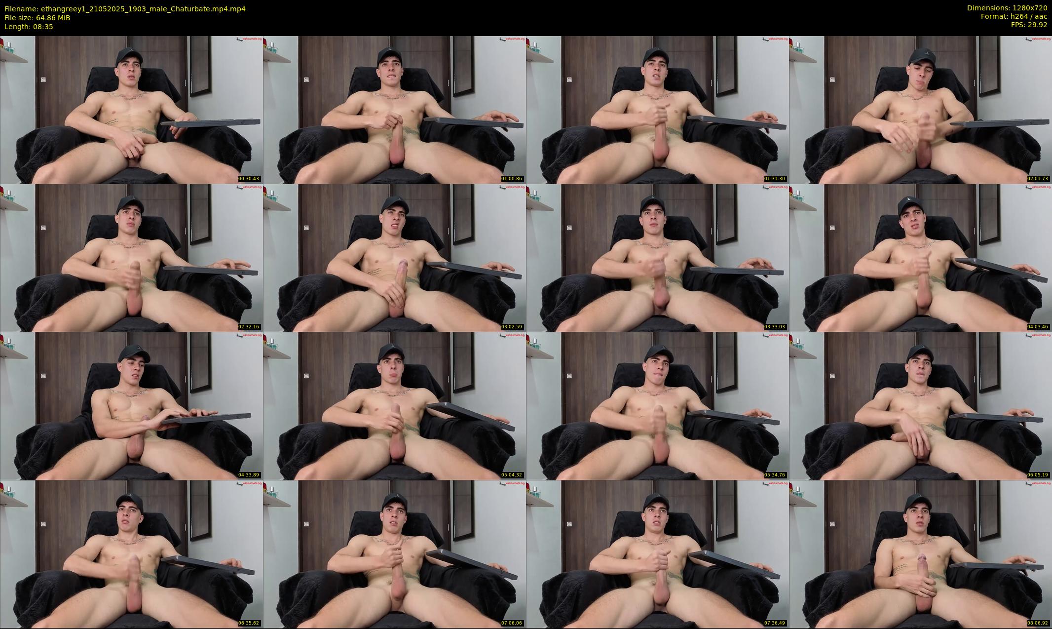 ethangreey1 — 9 minute Chaturbate male cam show recording, 720p, May 21, 2025