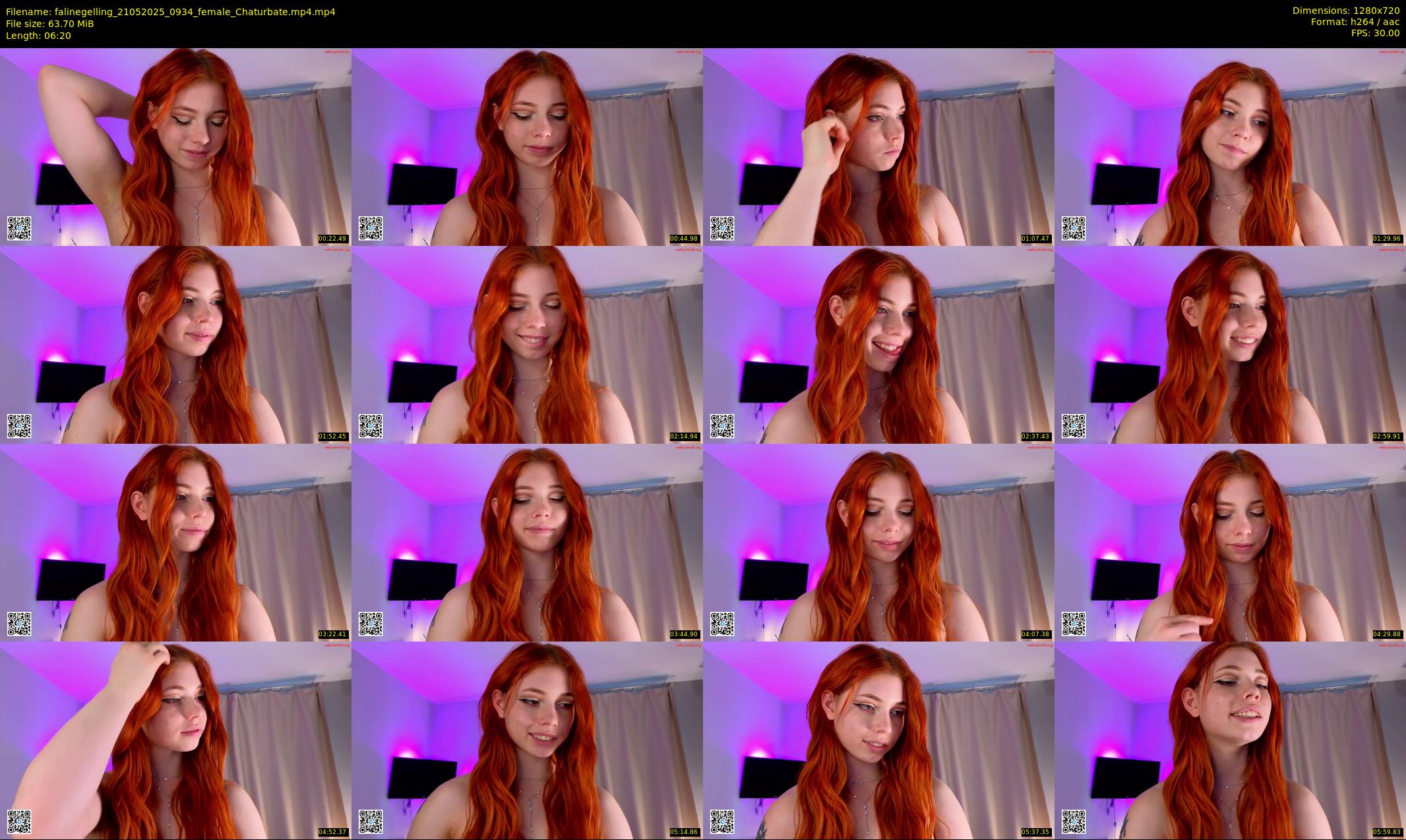 falinegelling — 7 minute Chaturbate female cam show recording, 720p, May 21, 2025