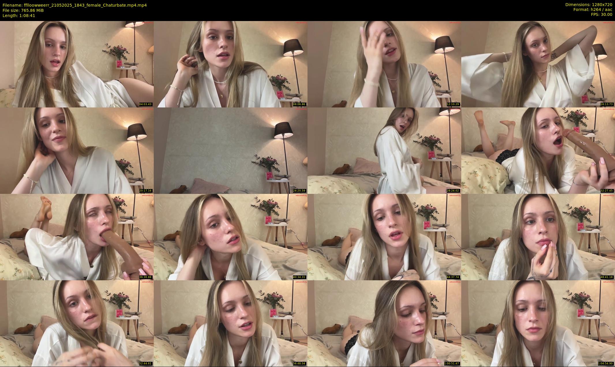 fflloowweerr — 69 minute Chaturbate couple cam show recording, 720p, May 21, 2025
