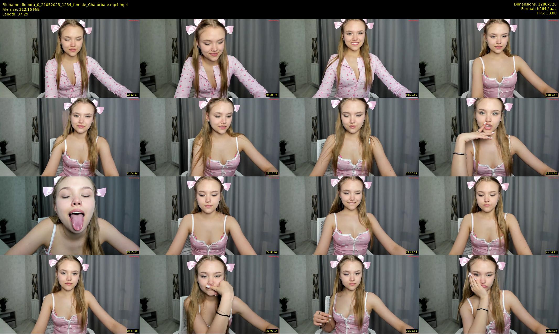 flooora_0 — 38 minute Chaturbate couple cam show recording, 720p, May 21, 2025