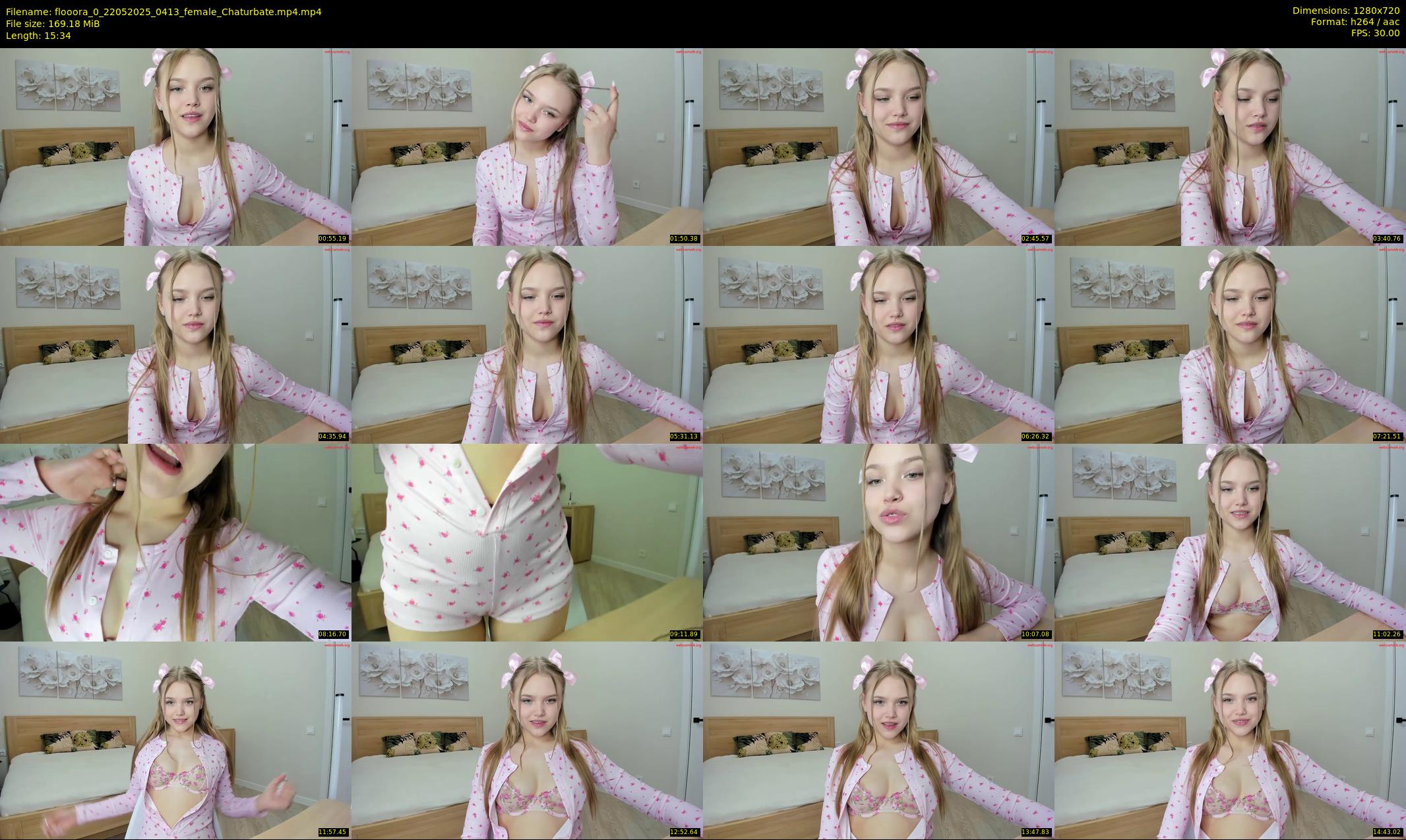 flooora_0 — 16 minute Chaturbate couple cam show recording, 720p, May 22, 2025
