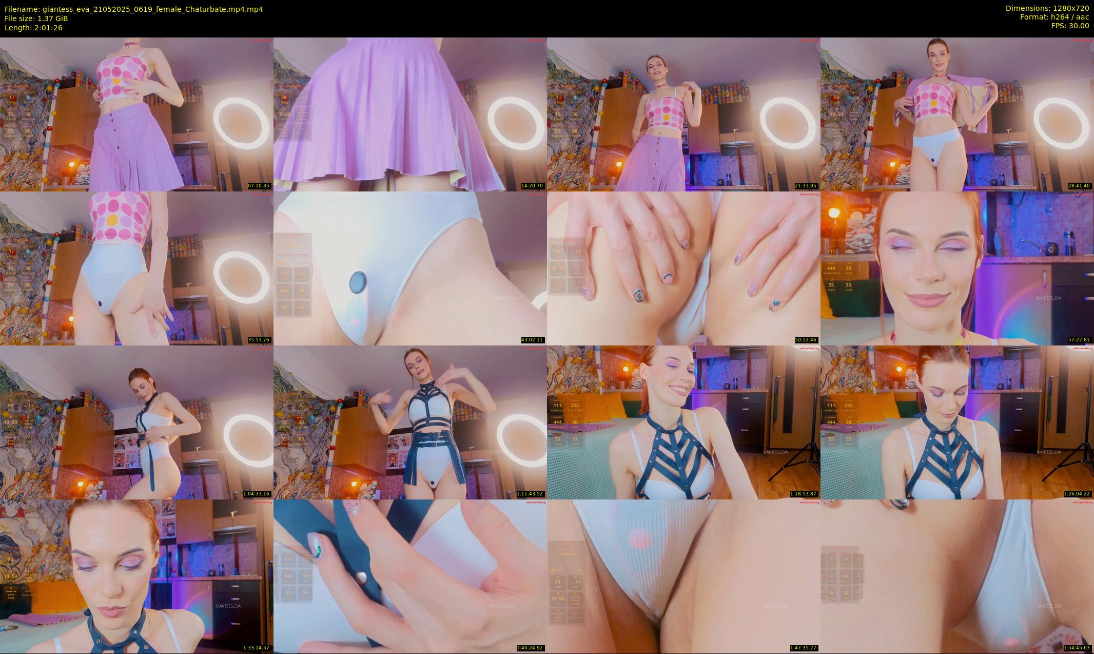 giantess_eva — 122 minute Chaturbate female cam show recording, 720p, May 21, 2025