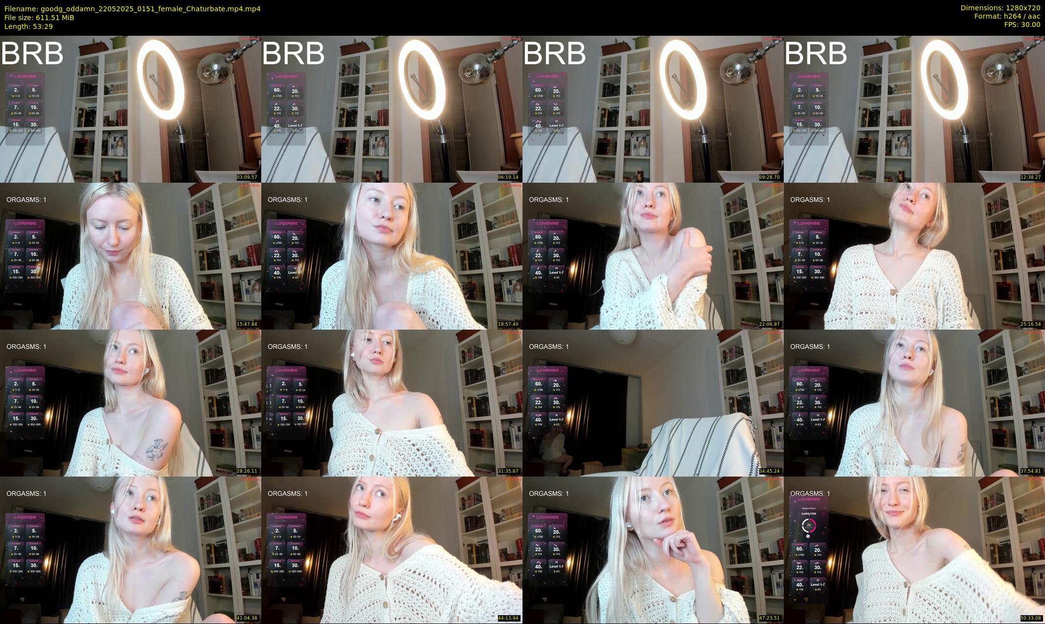 goodg_oddamn — 54 minute Chaturbate female cam show recording, 720p, May 22, 2025
