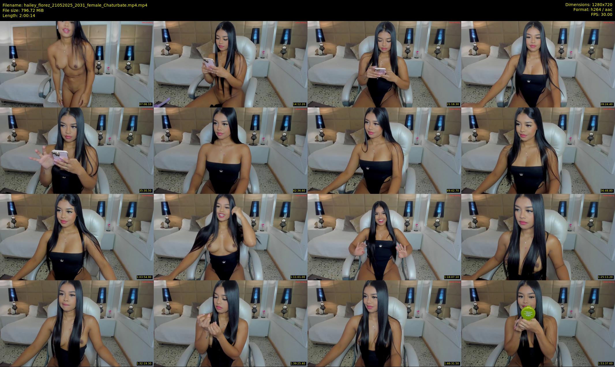 hailey_florez — 121 minute Chaturbate female cam show recording, 720p, May 21, 2025