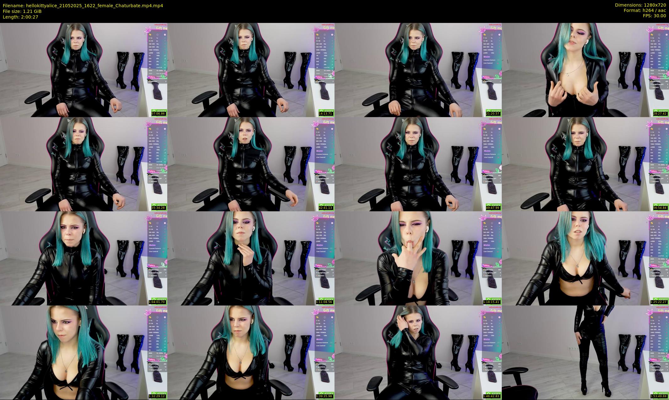 hellokittyalice — 121 minute Chaturbate female cam show recording, 720p, May 21, 2025