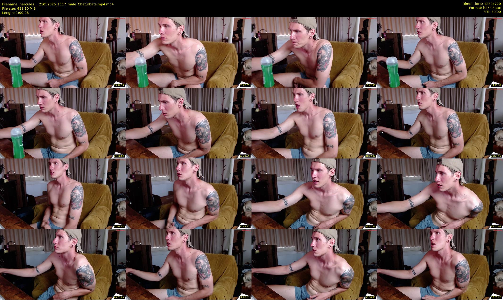 hercules__ — 61 minute Chaturbate male cam show recording, 720p, May 21, 2025