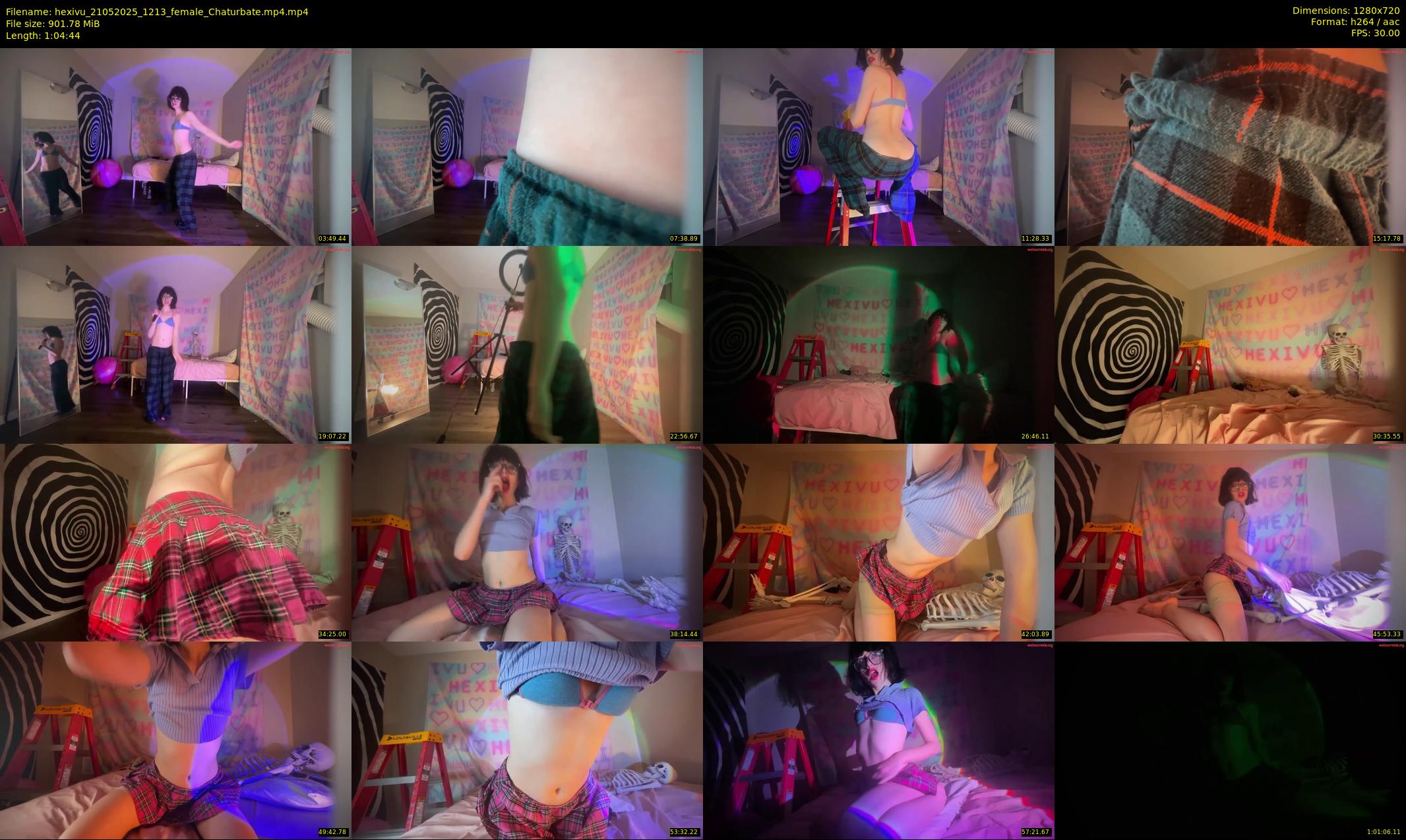 hexivu — 65 minute Chaturbate female cam show recording, 720p, May 21, 2025