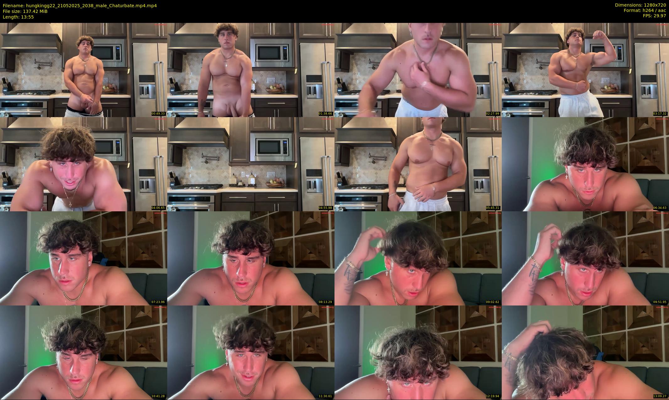 hungkingg22 — 14 minute Chaturbate male cam show recording, 720p, May 21, 2025