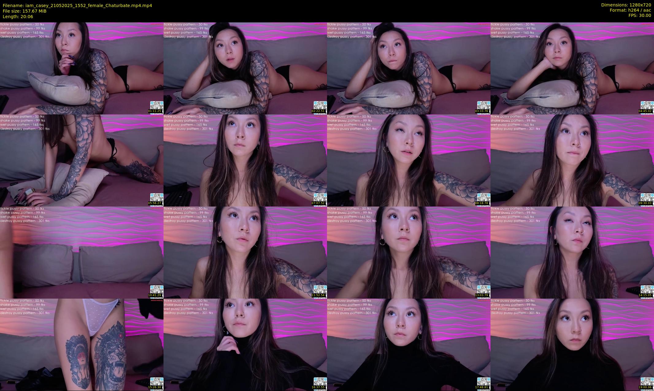 iam_casey — 21 minute Chaturbate female cam show recording, 720p, May 21, 2025