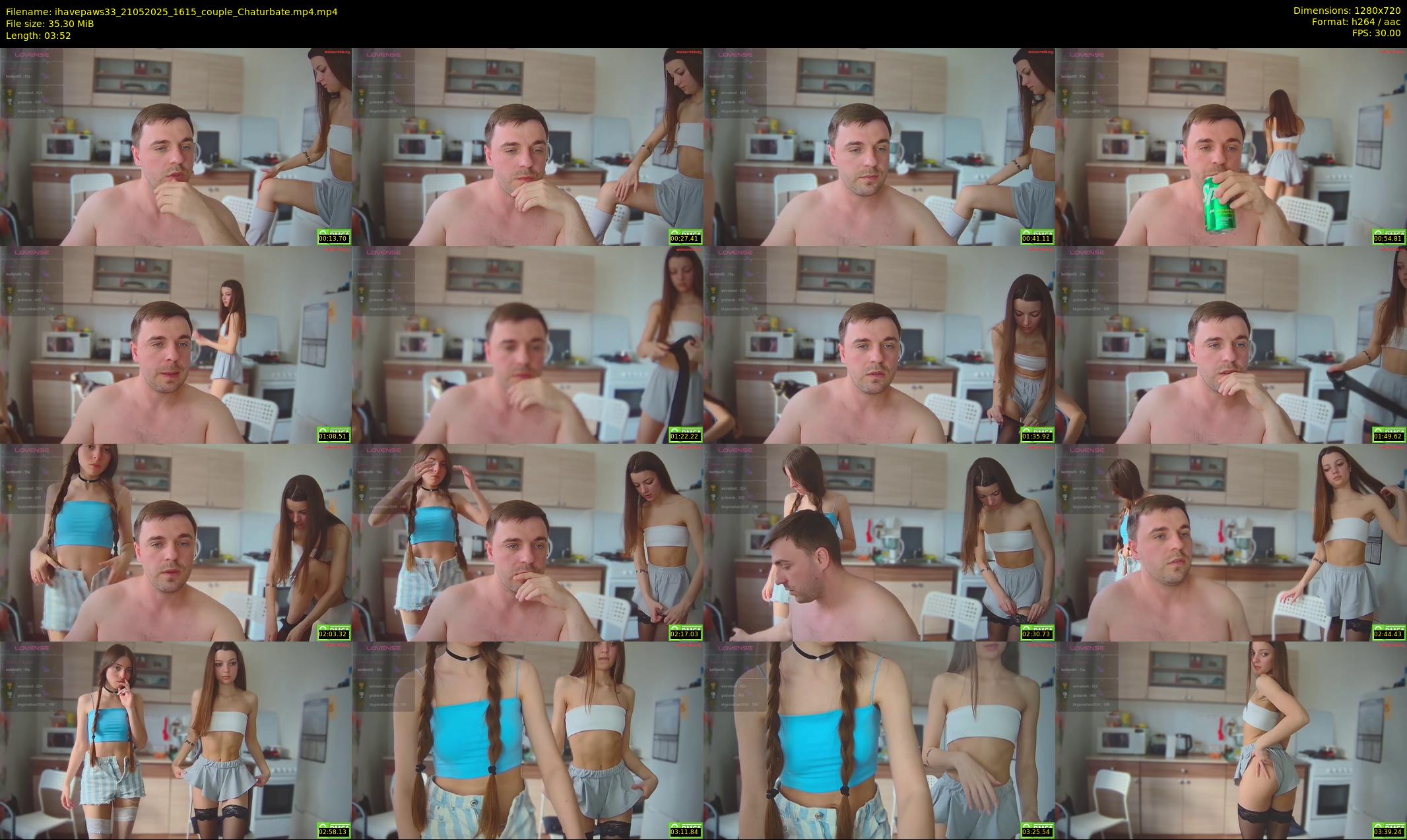 ihavepaws33 — 4 minute Chaturbate couple cam show recording, 720p, May 21, 2025