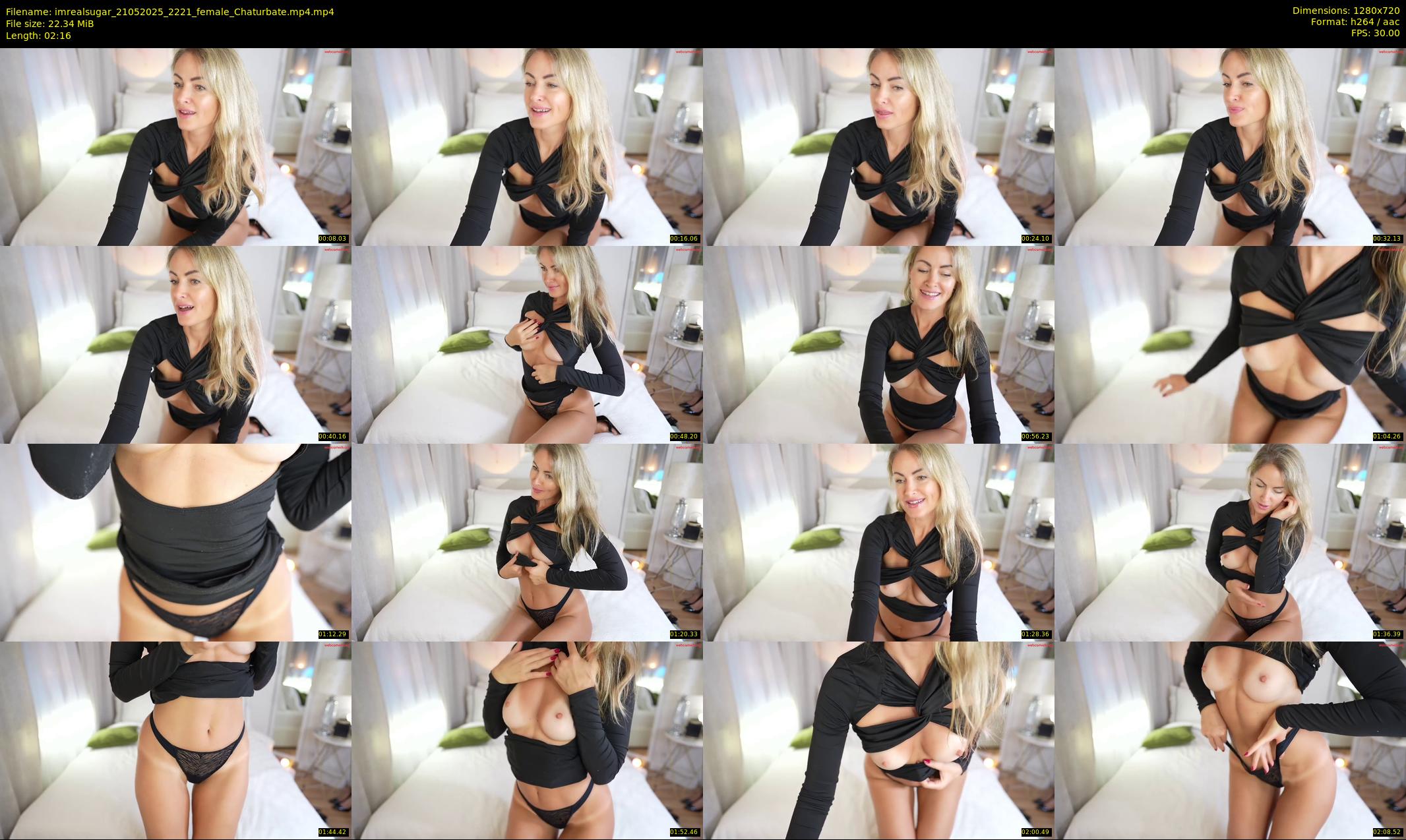 imrealsugar — 3 minute Chaturbate female cam show recording, 720p, May 21, 2025