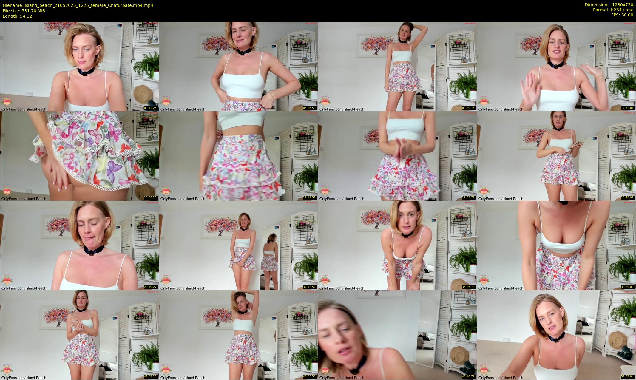 island_peach — 55 minute Chaturbate female cam show recording, 720p, May 21, 2025