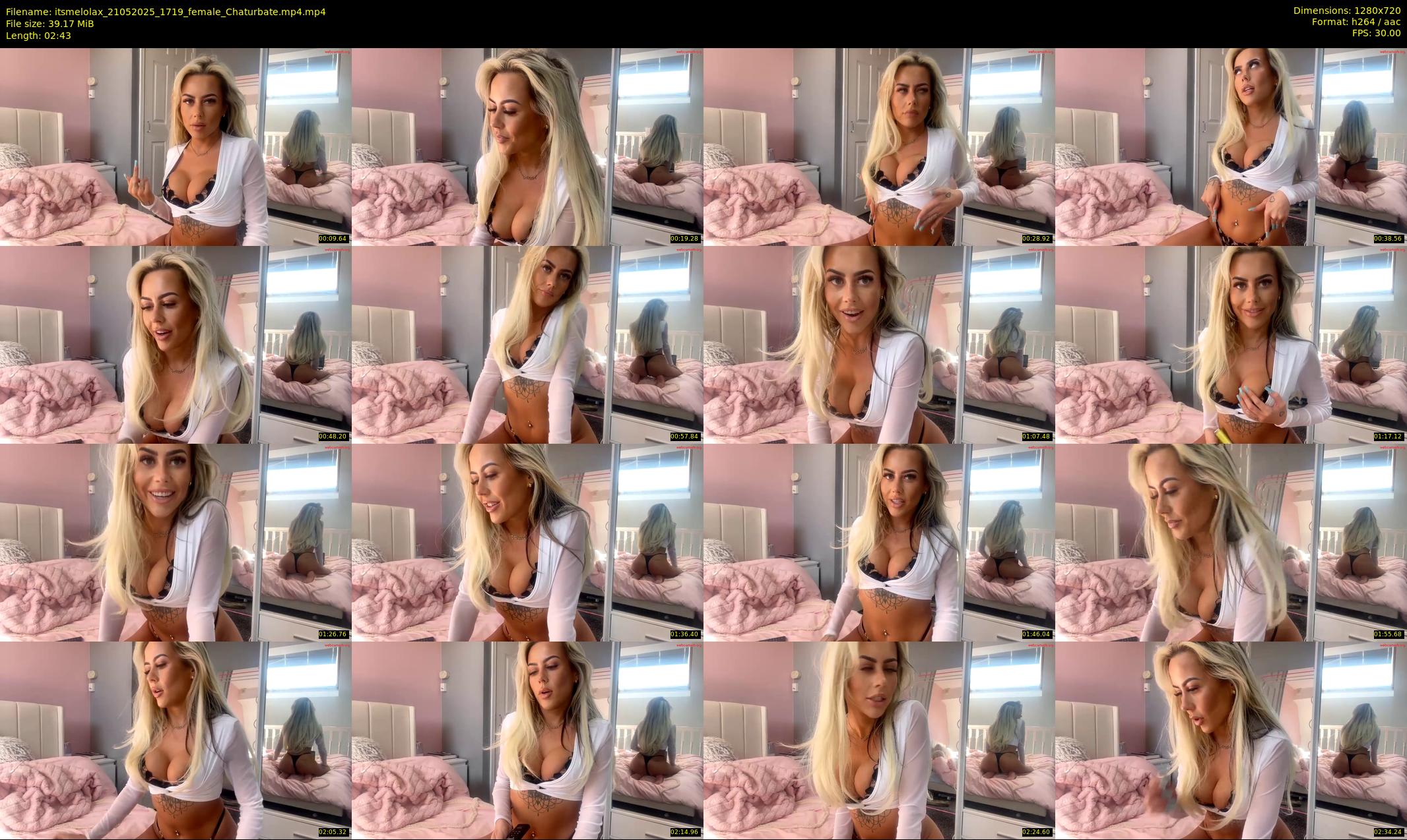 itsmelolax — 3 minute Chaturbate female cam show recording, 720p, May 21, 2025