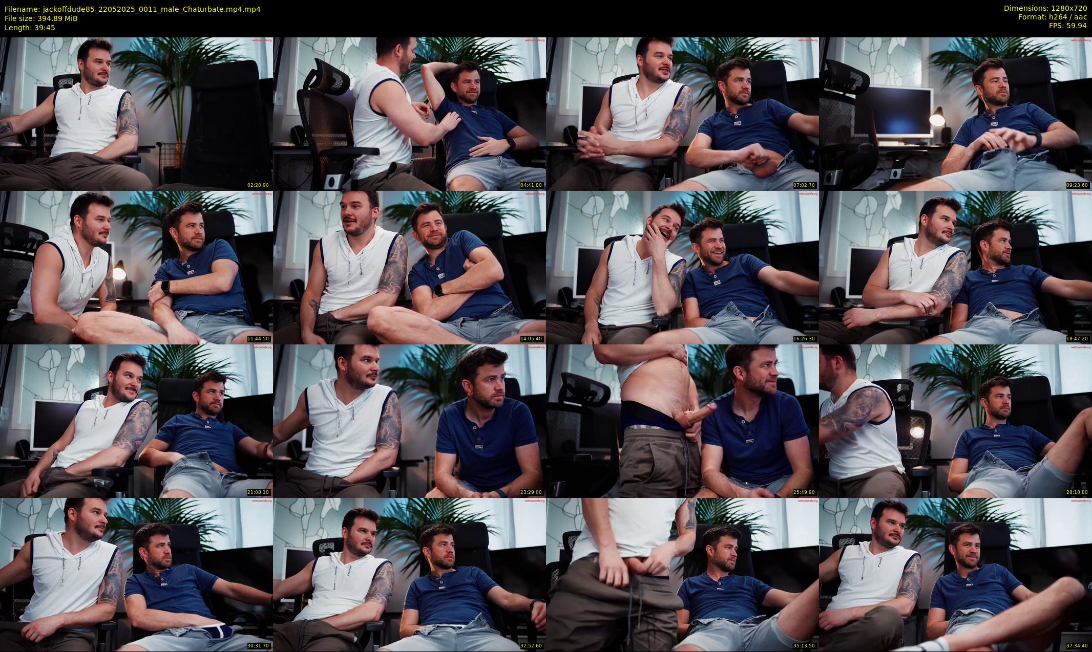 jackoffdude85 — 40 minute Chaturbate male cam show recording, 720p, May 22, 2025