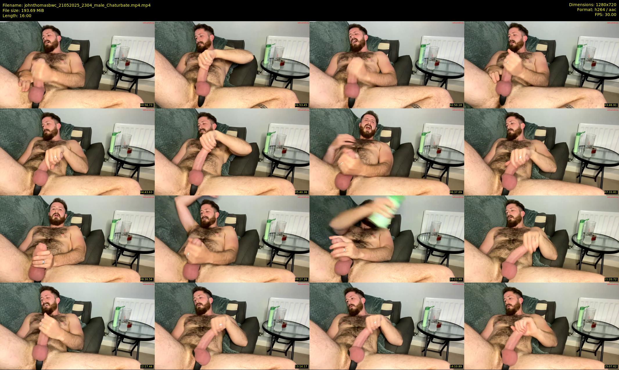 johnthomasbwc — 16 minute Chaturbate male cam show recording, 720p, May 21, 2025