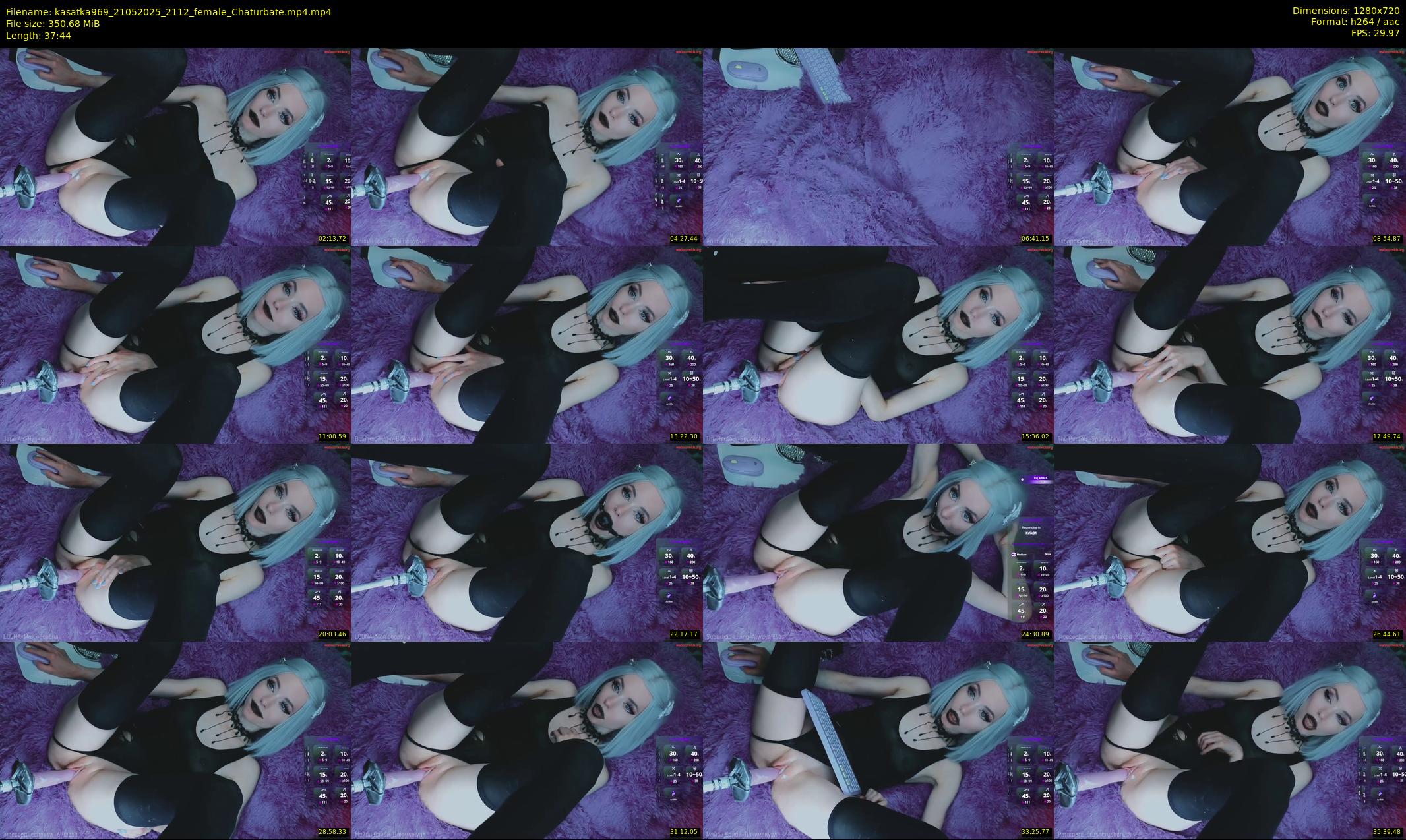 kasatka969 — 38 minute Chaturbate female cam show recording, 720p, May 21, 2025