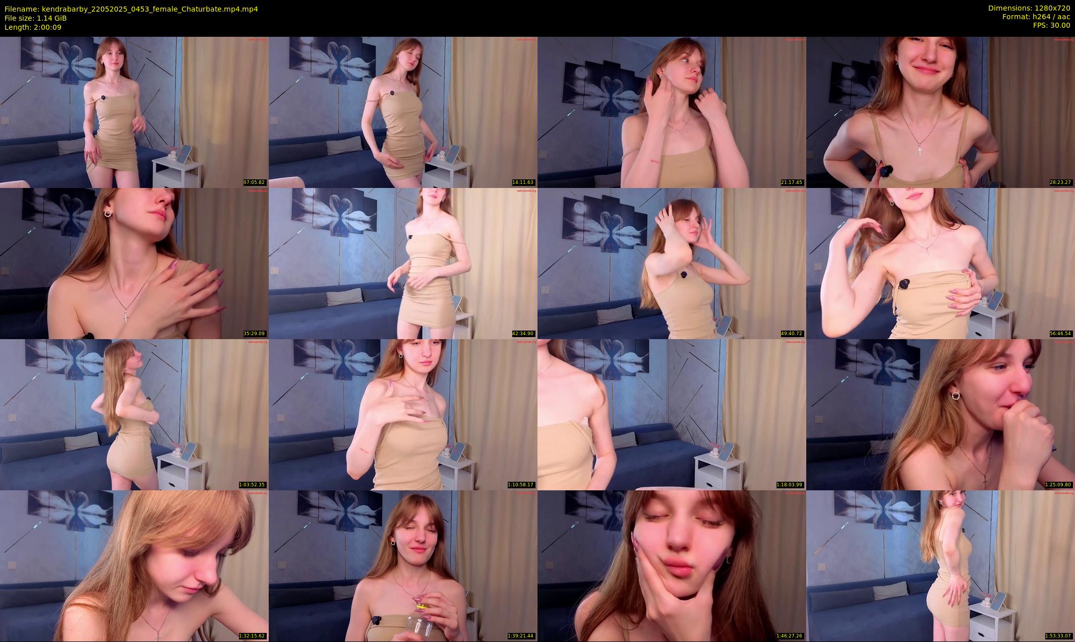 kendrabarby — 121 minute Chaturbate female cam show recording, 720p, May 22, 2025