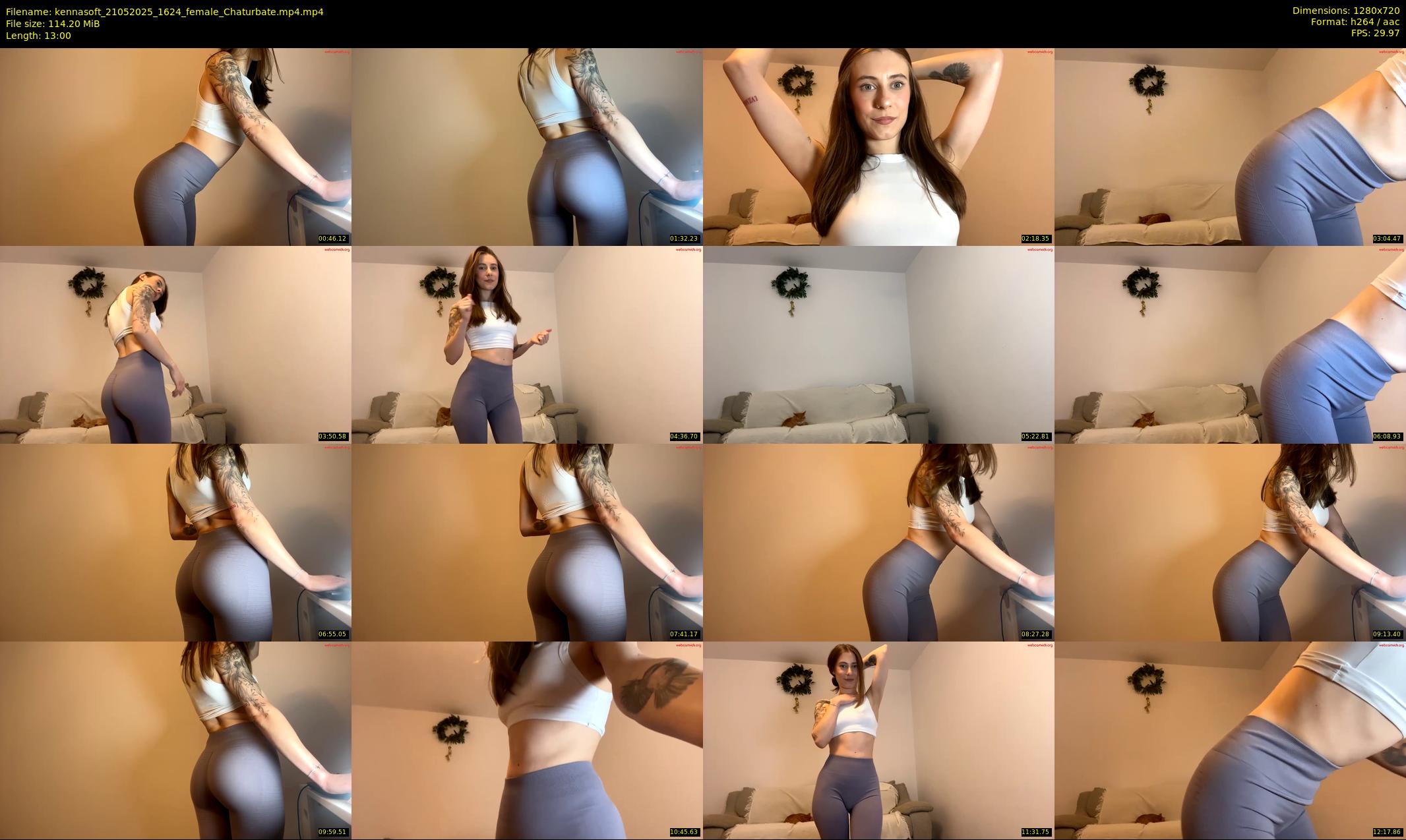kennasoft — 13 minute Chaturbate female cam show recording, 720p, May 21, 2025