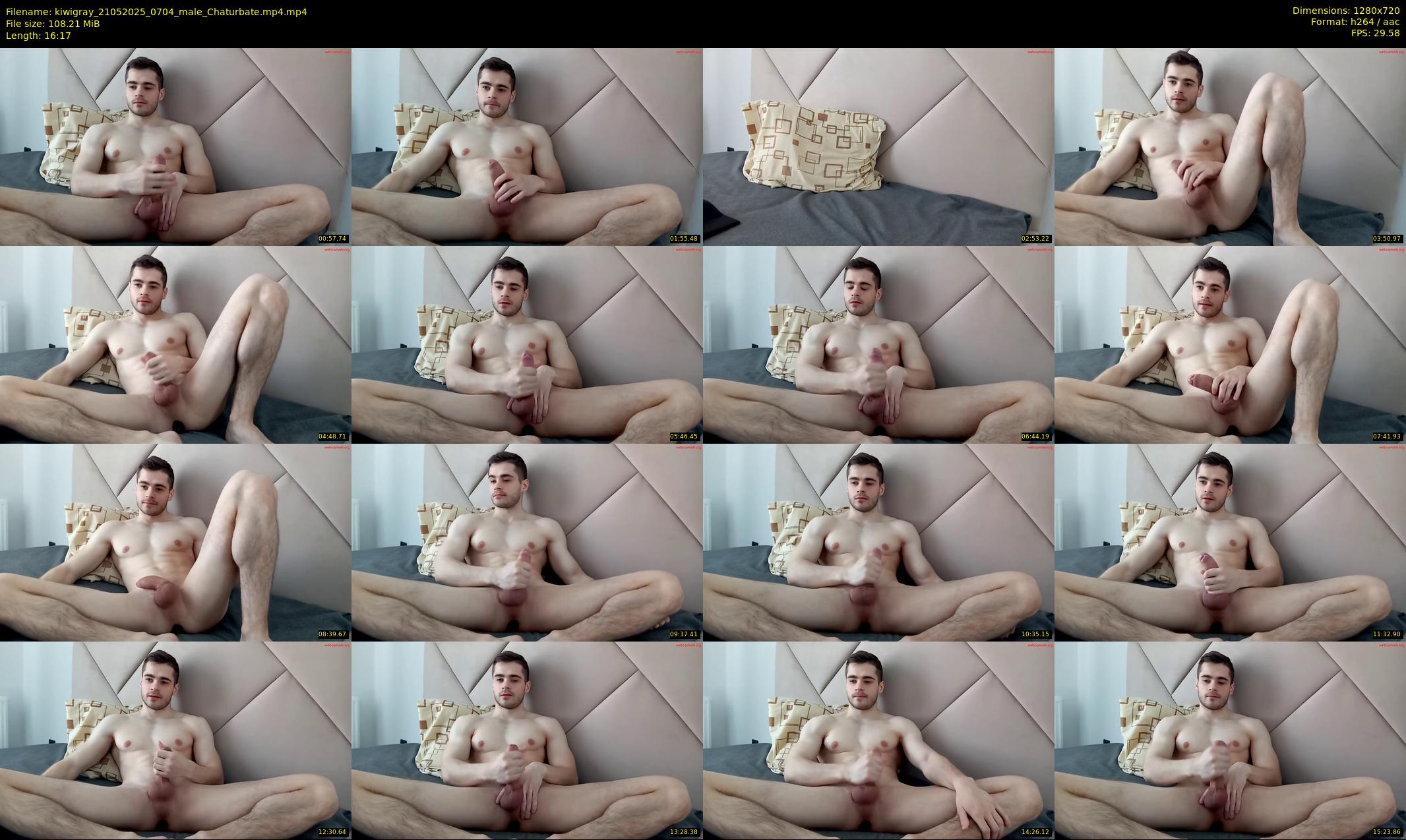 kiwigray — 17 minute Chaturbate male cam show recording, 720p, May 21, 2025