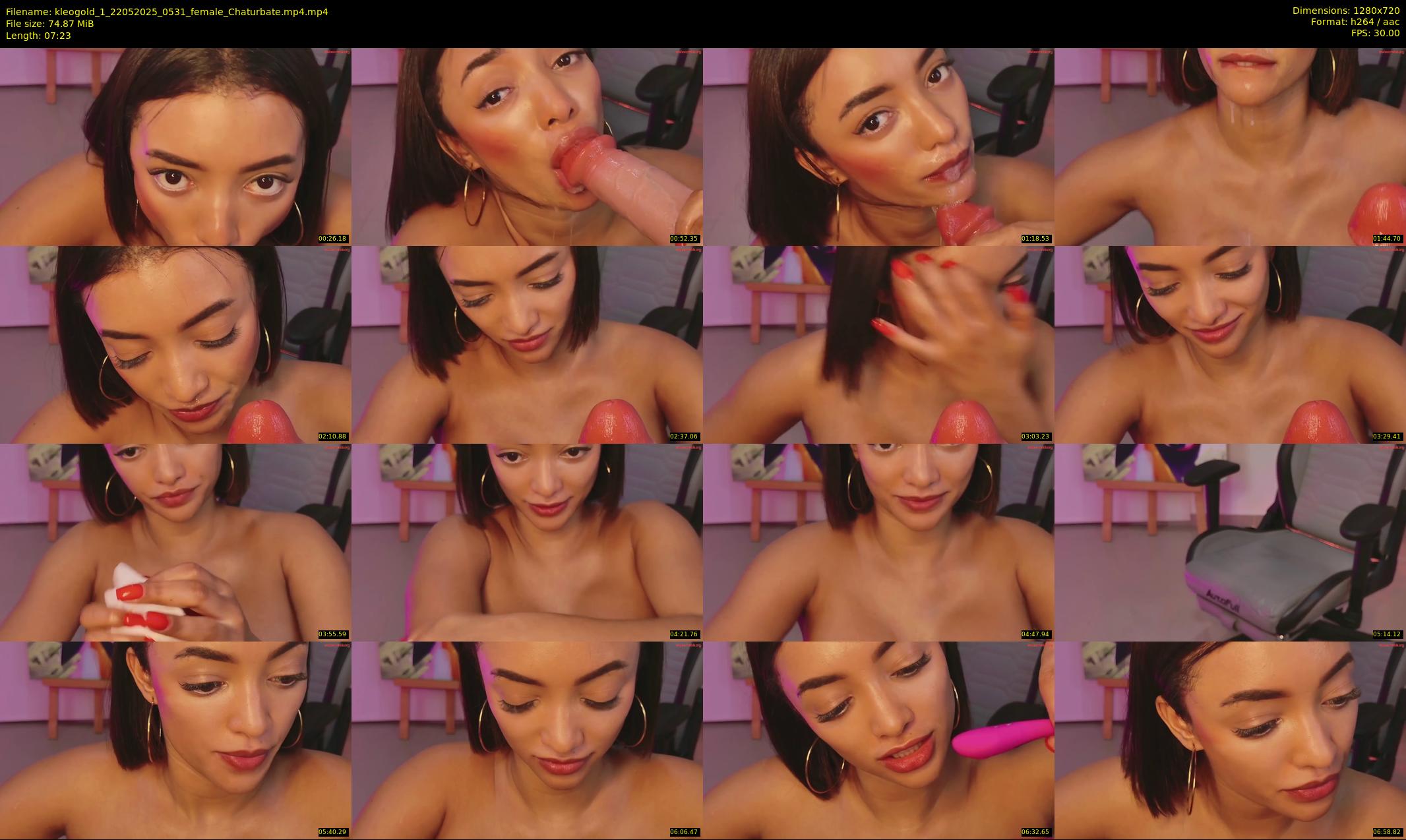 kleogold_1 — 8 minute Chaturbate female cam show recording, 720p, May 22, 2025