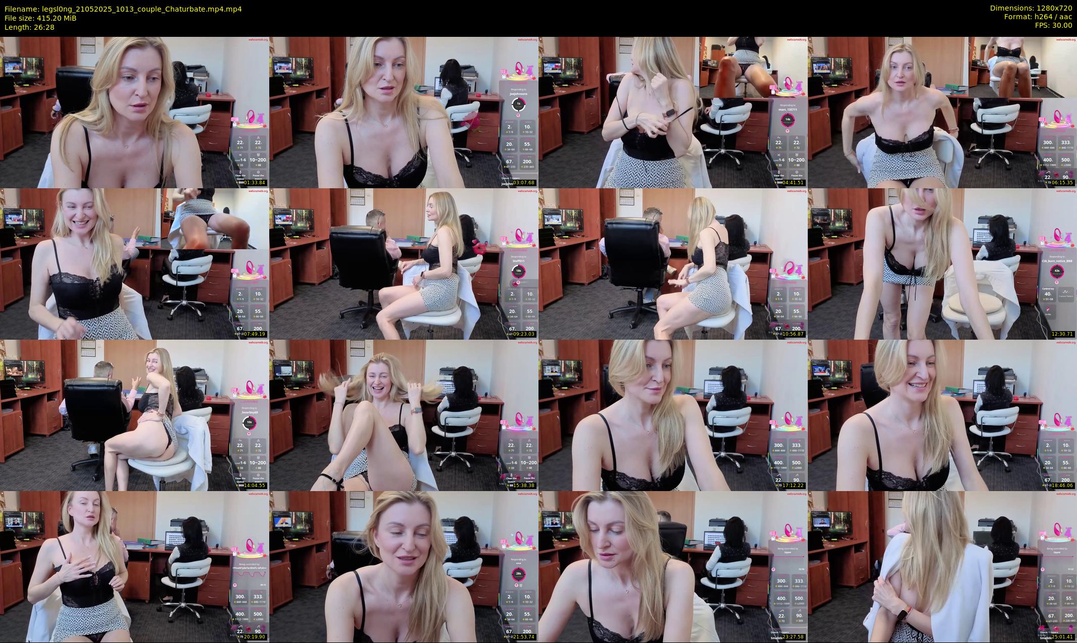legsl0ng — 27 minute Chaturbate couple cam show recording, 720p, May 21, 2025
