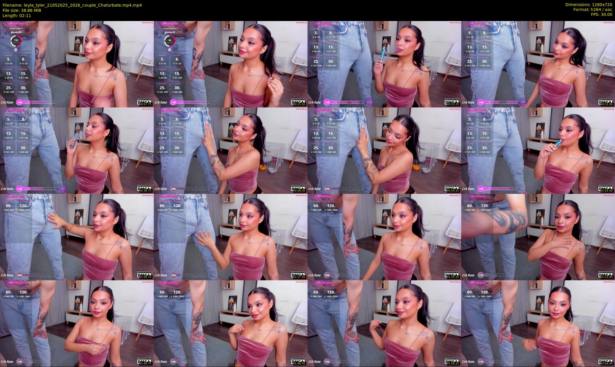 leyla_tyler — 3 minute Chaturbate couple cam show recording, 720p, May 21, 2025
