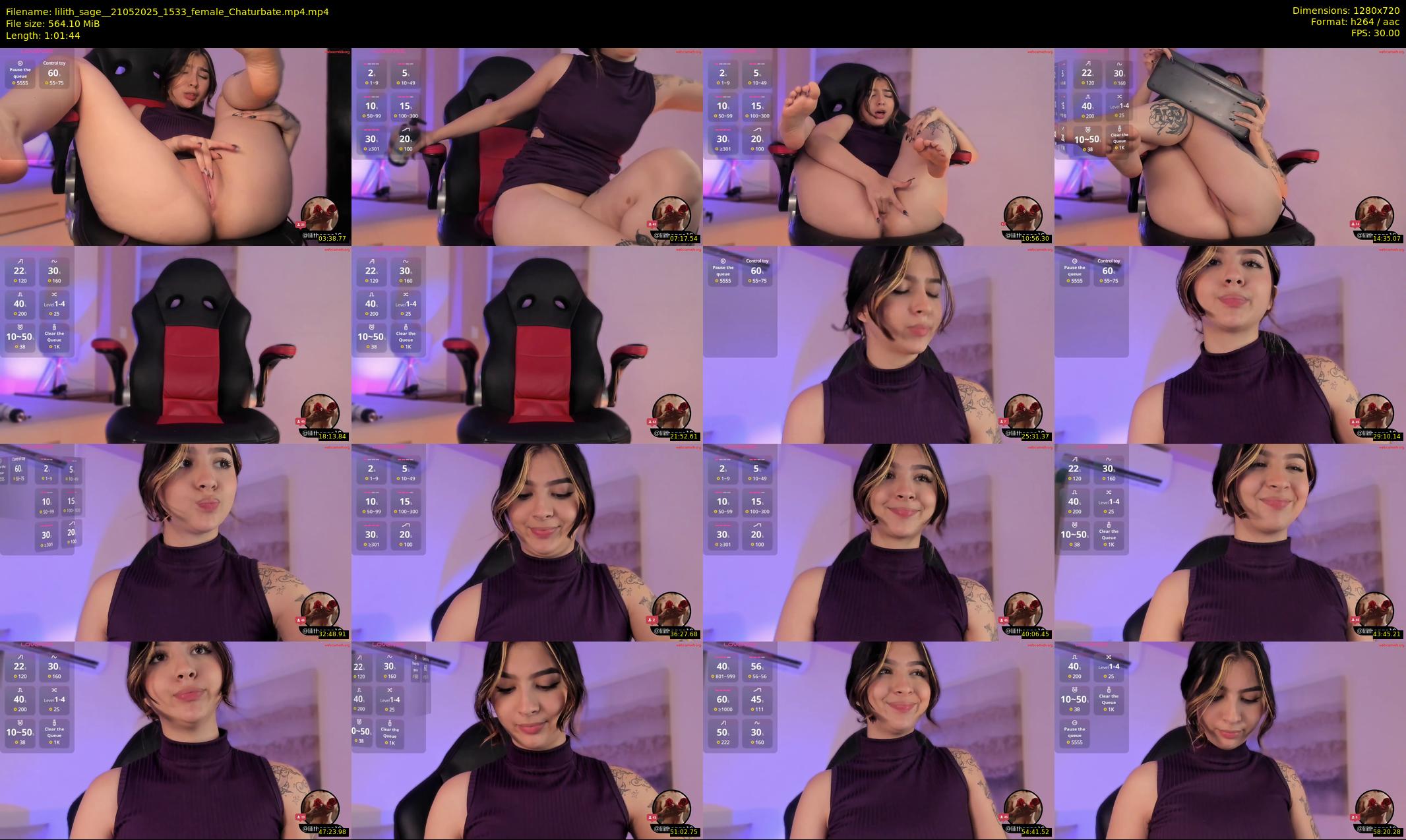 lilith_sage_ — 62 minute Chaturbate female cam show recording, 720p, May 21, 2025