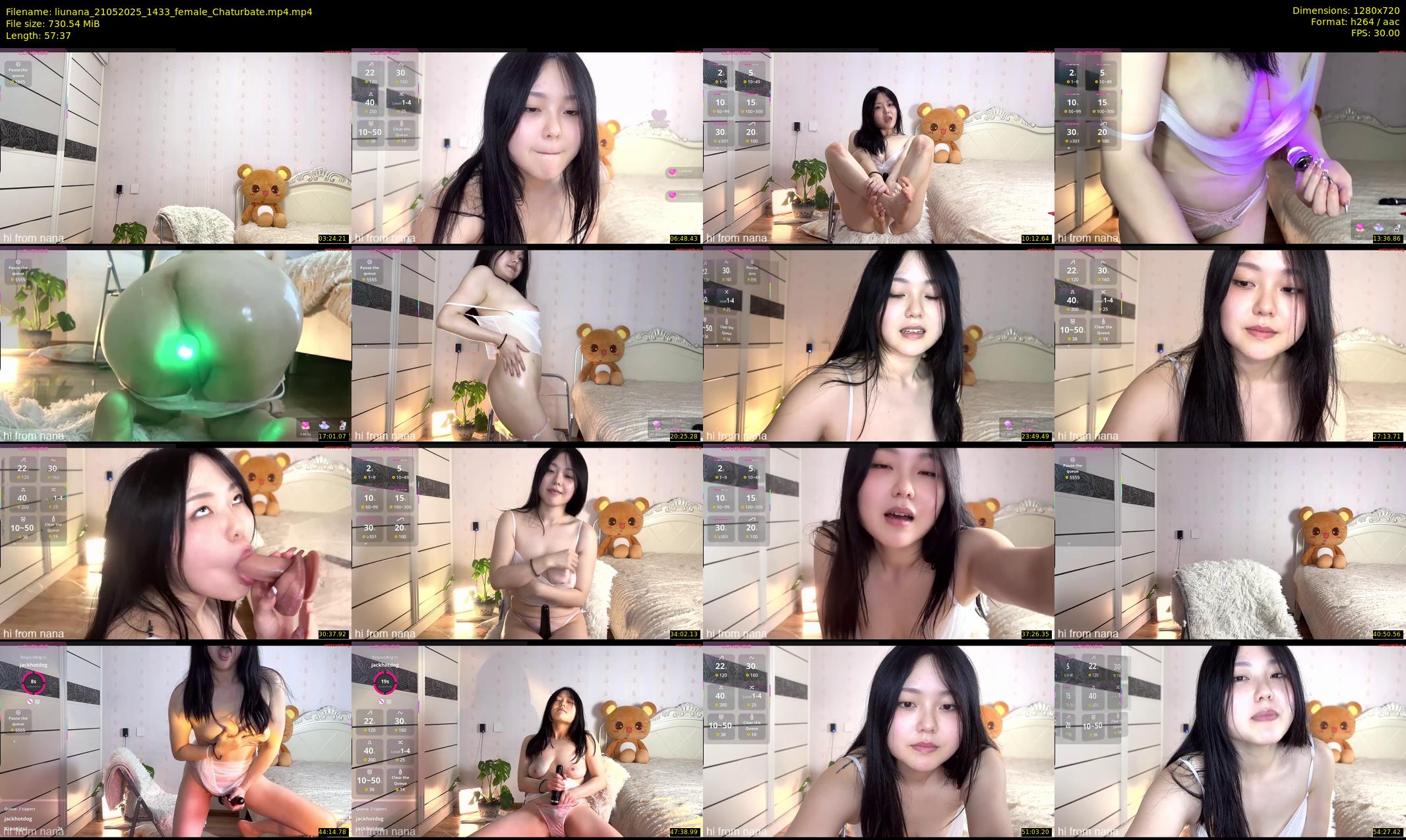 liunana — 58 minute Chaturbate female cam show recording, 720p, May 21, 2025