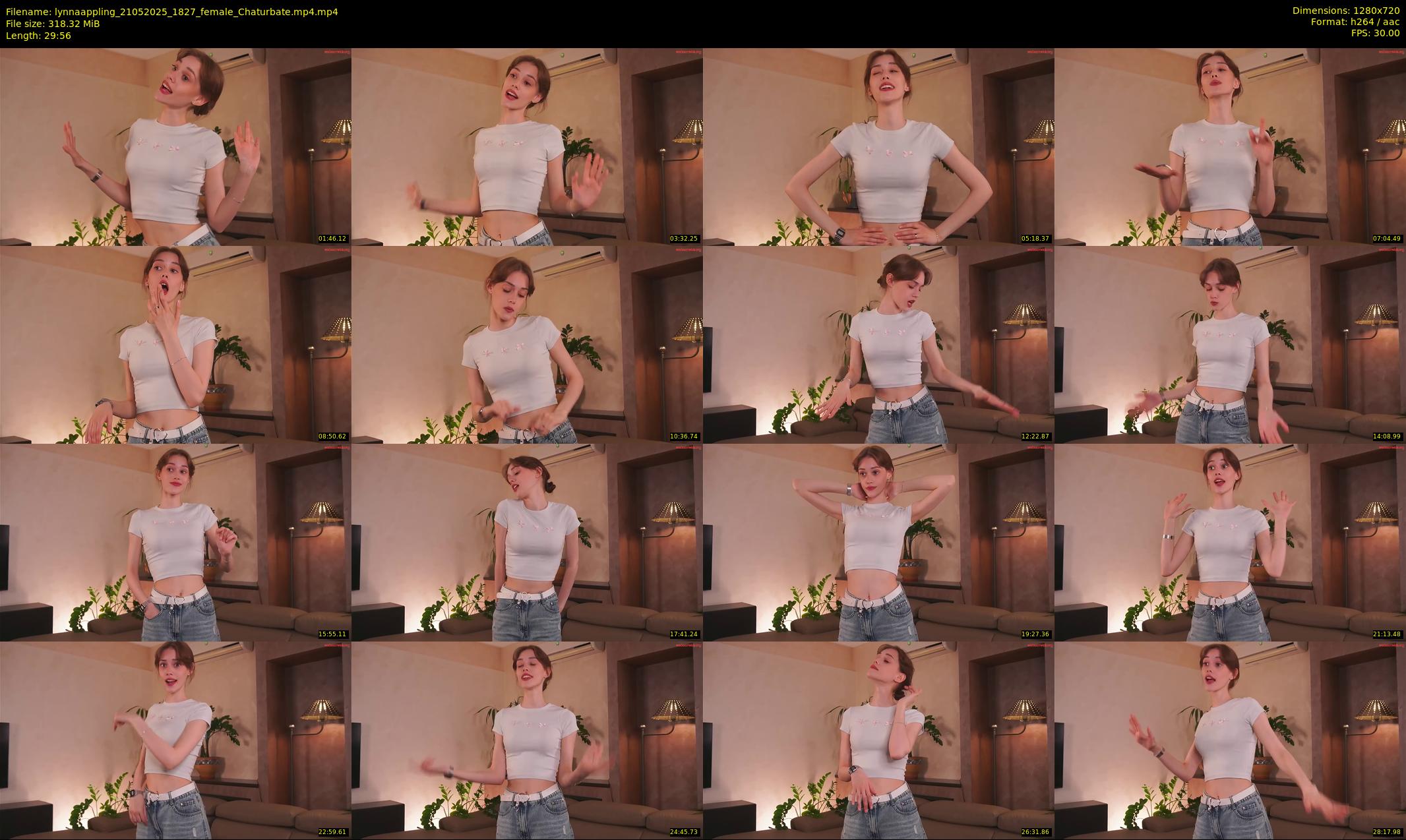 lynnaappling — 30 minute Chaturbate female cam show recording, 720p, May 21, 2025