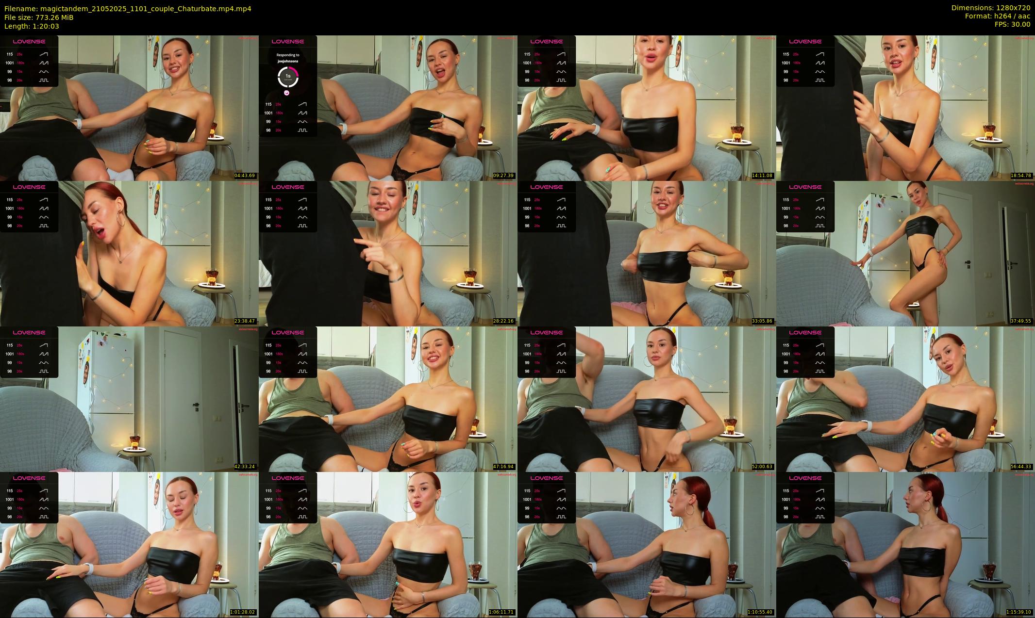 magictandem — 81 minute Chaturbate couple cam show recording, 720p, May 21, 2025