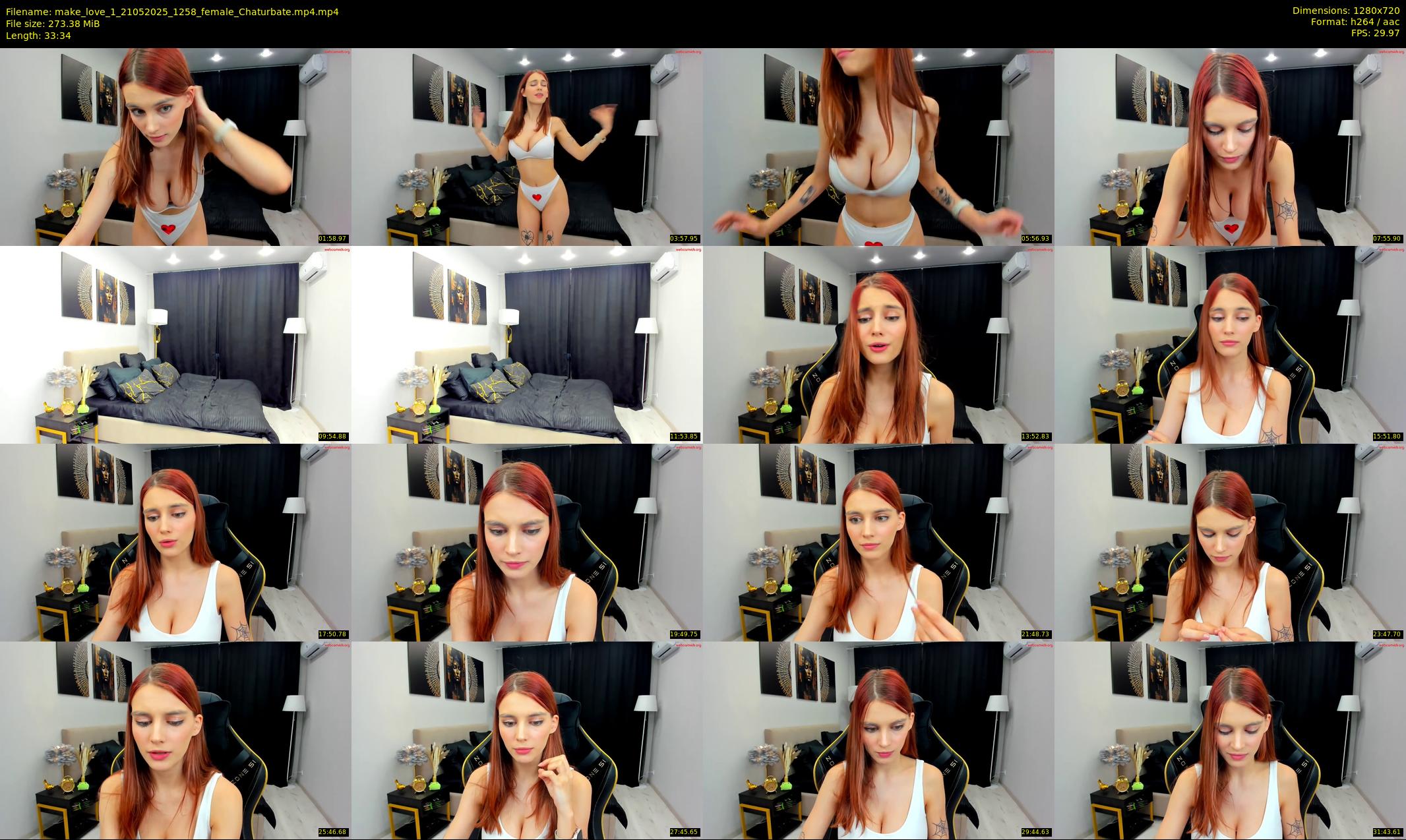 make_love_1 — 34 minute Chaturbate female cam show recording, 720p, May 21, 2025