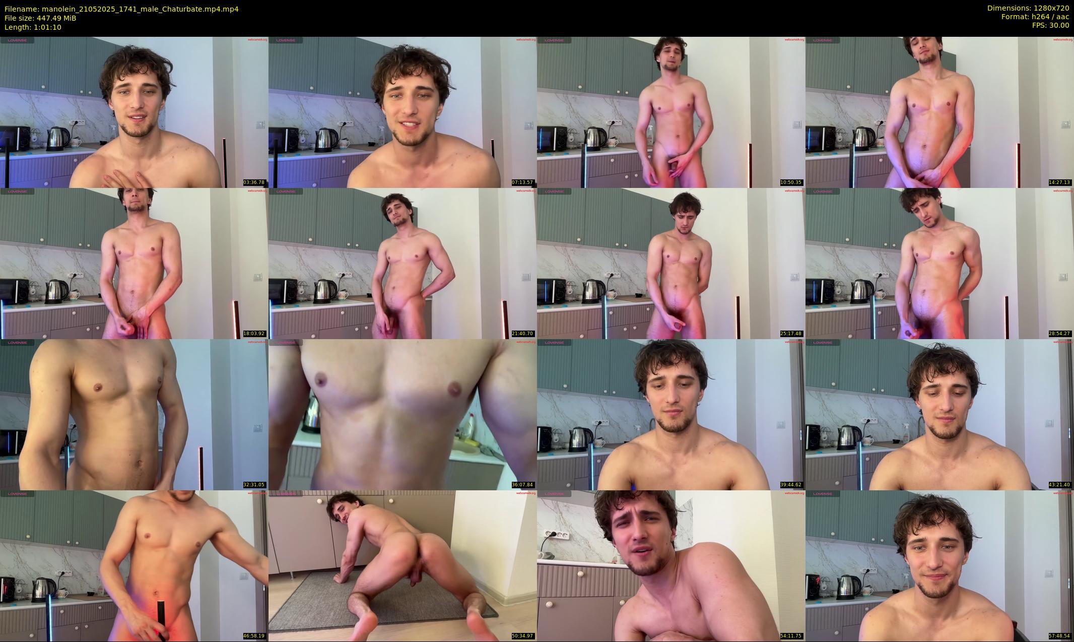 manolein — 62 minute Chaturbate male cam show recording, 720p, May 21, 2025