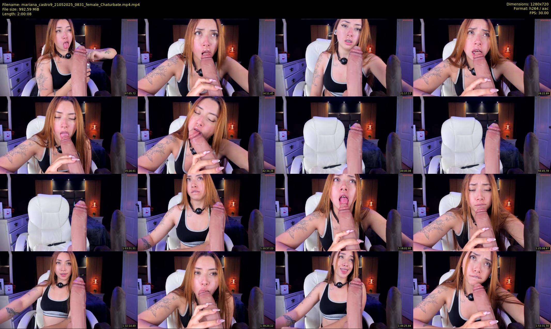 mariana_castro9 — 121 minute Chaturbate female cam show recording, 720p, May 21, 2025