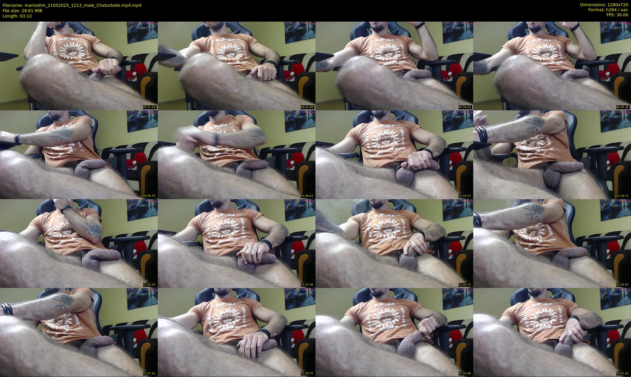 marioslim — 4 minute Chaturbate male cam show recording, 720p, May 21, 2025