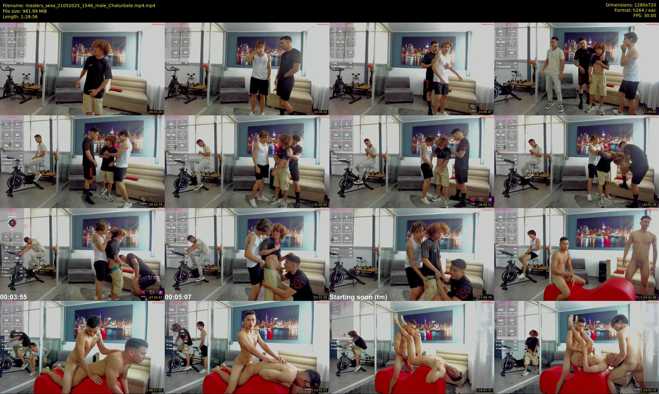 masters_sexx — 89 minute Chaturbate male cam show recording, 720p, May 21, 2025