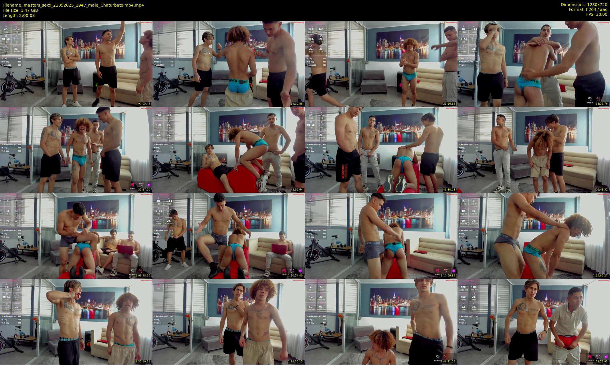 masters_sexx — 121 minute Chaturbate male cam show recording, 720p, May 21, 2025