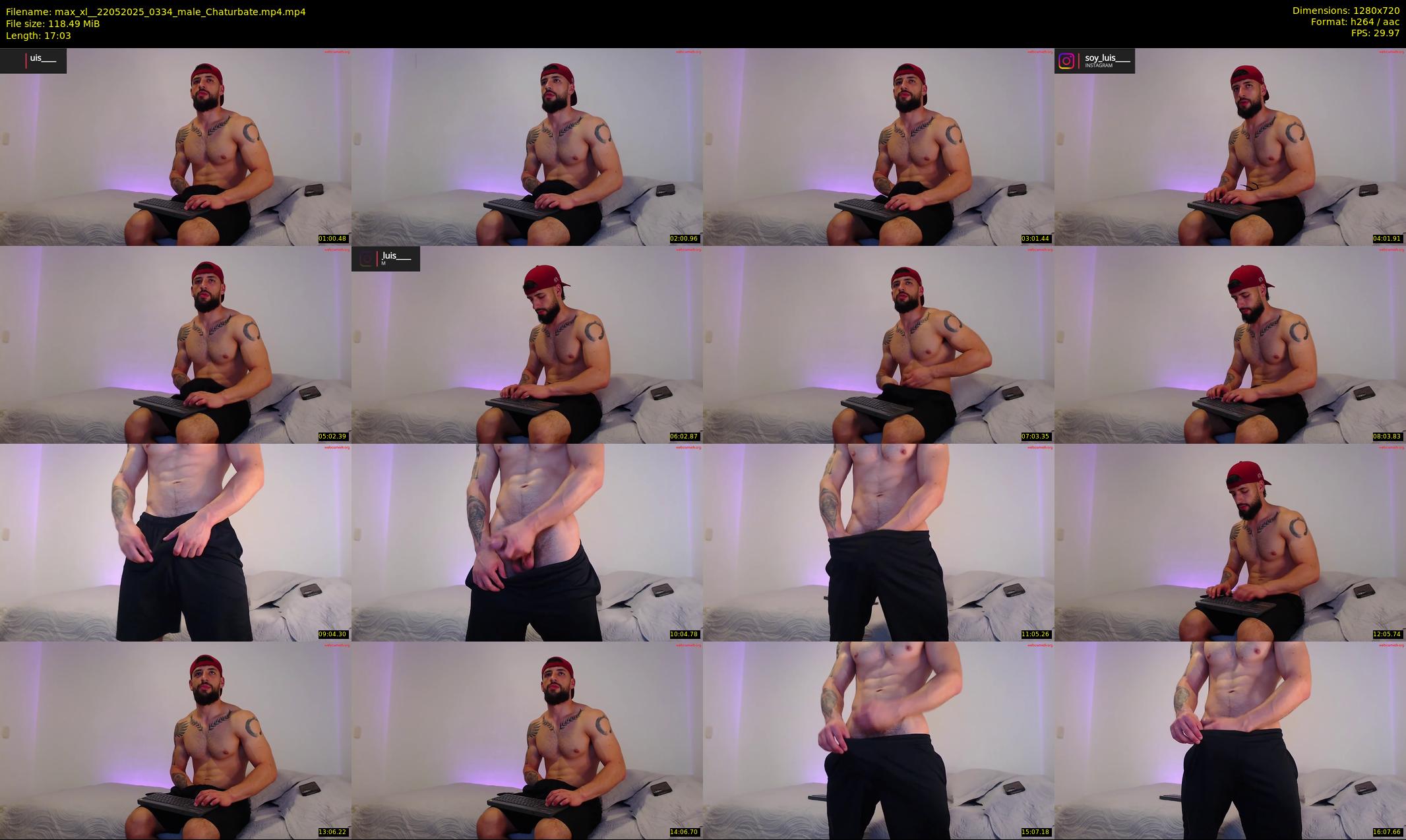 max_xl_ — 18 minute Chaturbate male cam show recording, 720p, May 22, 2025
