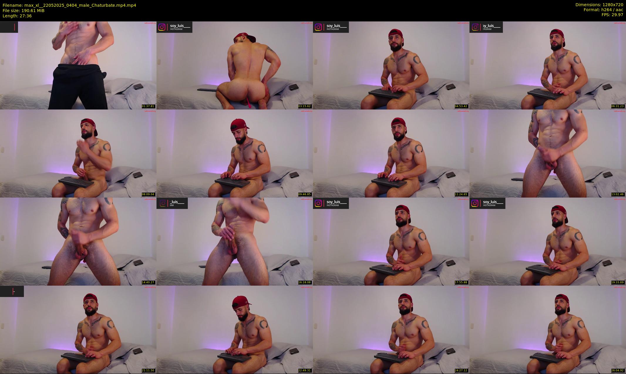 max_xl_ — 28 minute Chaturbate male cam show recording, 720p, May 22, 2025