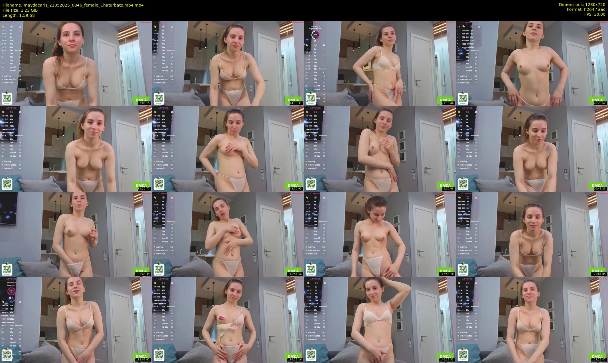 maydacarls — 120 minute Chaturbate female cam show recording, 720p, May 21, 2025